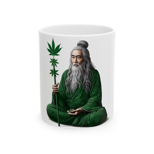 WEED SAGE - Weed Coffee Mug (11oz) - Perfect Weed Gift for Weed Smokers, Stoners, Growers; Wake and Bake / 420 Weed Mug, Marijuana Gift