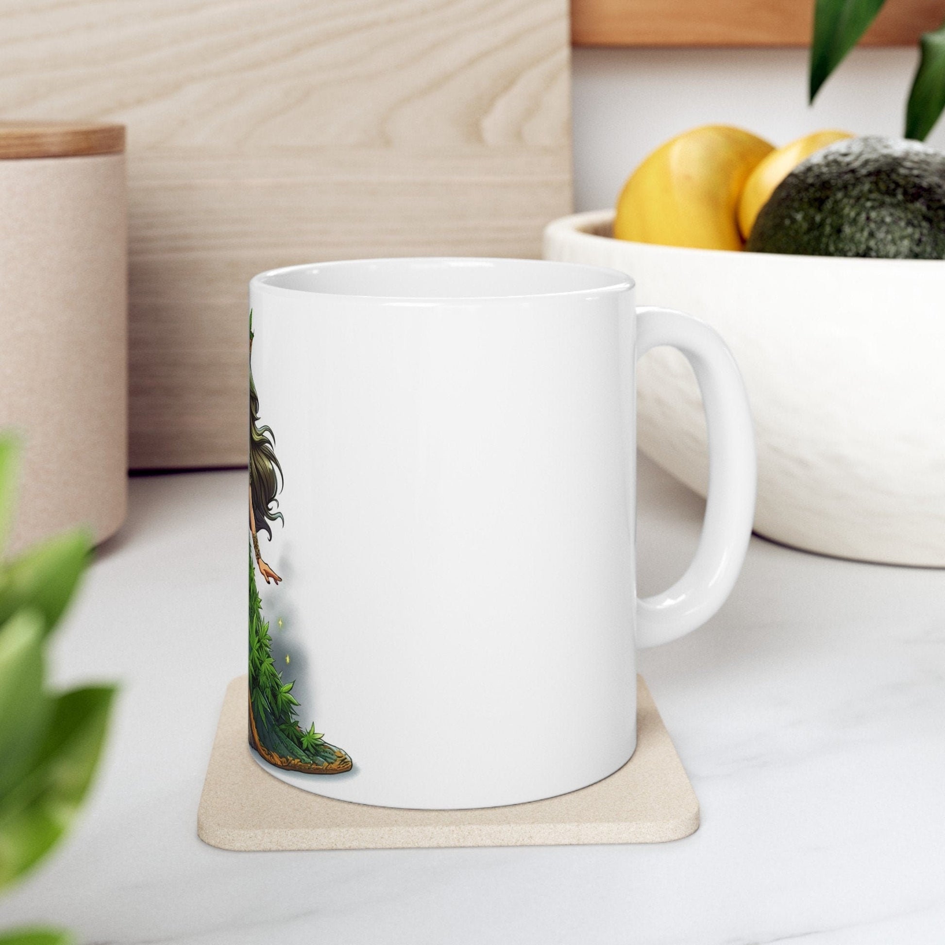 WEED QUEEN - 420 Coffee Mug (11oz) Perfect Gift for Smokers/ Marijuana Gift; Wake & Bake Mug - Cannabis Cup / Stoner Mug - Royalty