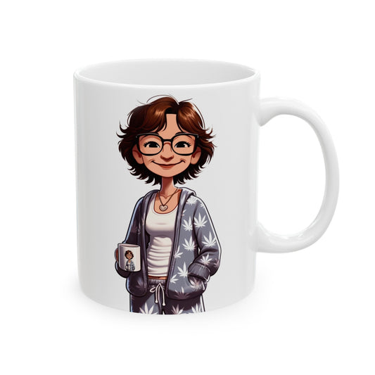 STONER MOM - 420 Coffee Mug (11oz) Perfect Gift for Smokers/ Marijuana Gift; Wake & Bake Mug - Cannabis Cup / Stoner Mug - Mother Gifts