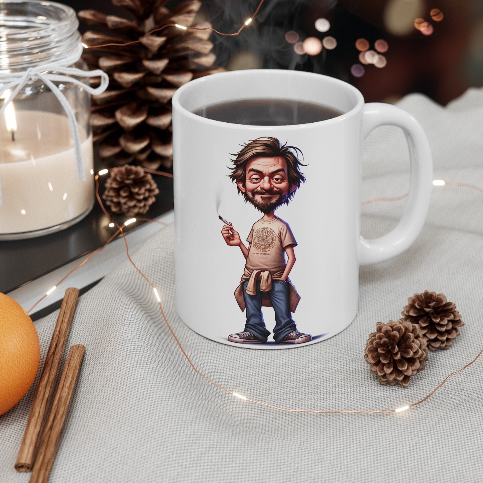 STONER DAD - 420 Coffee Mug (11oz) Perfect Gift for Smokers/ Marijuana Gift; Wake and Bake Mug - Cannabis Cup / Stoner Mug - Father Gift