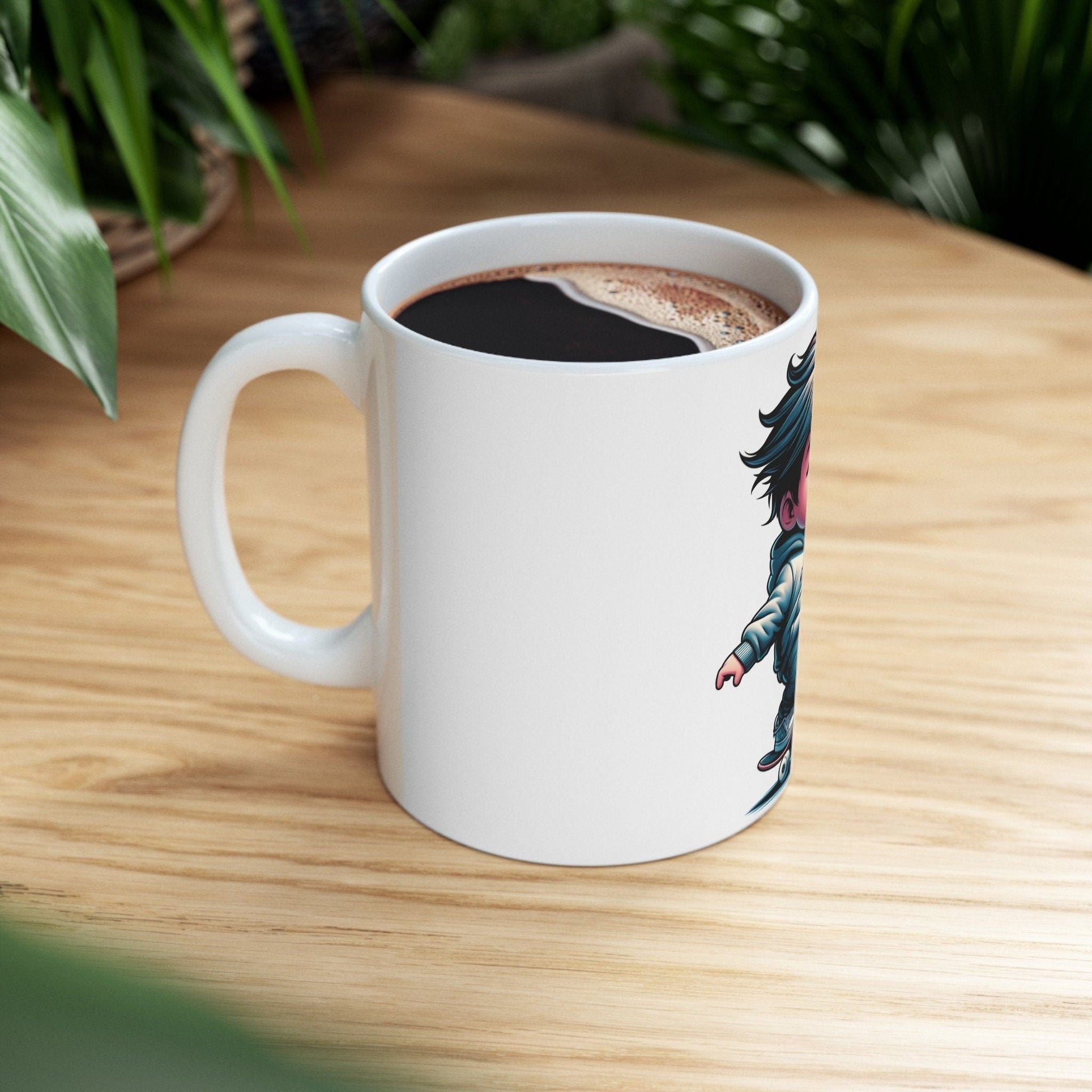SKATER BOY - 420 Coffee Mug (11oz) Perfect Gift for Smokers/ Marijuana Gift; Wake and Bake Mug - Cannabis Cup / Stoner Mug - Boyfriend Gift