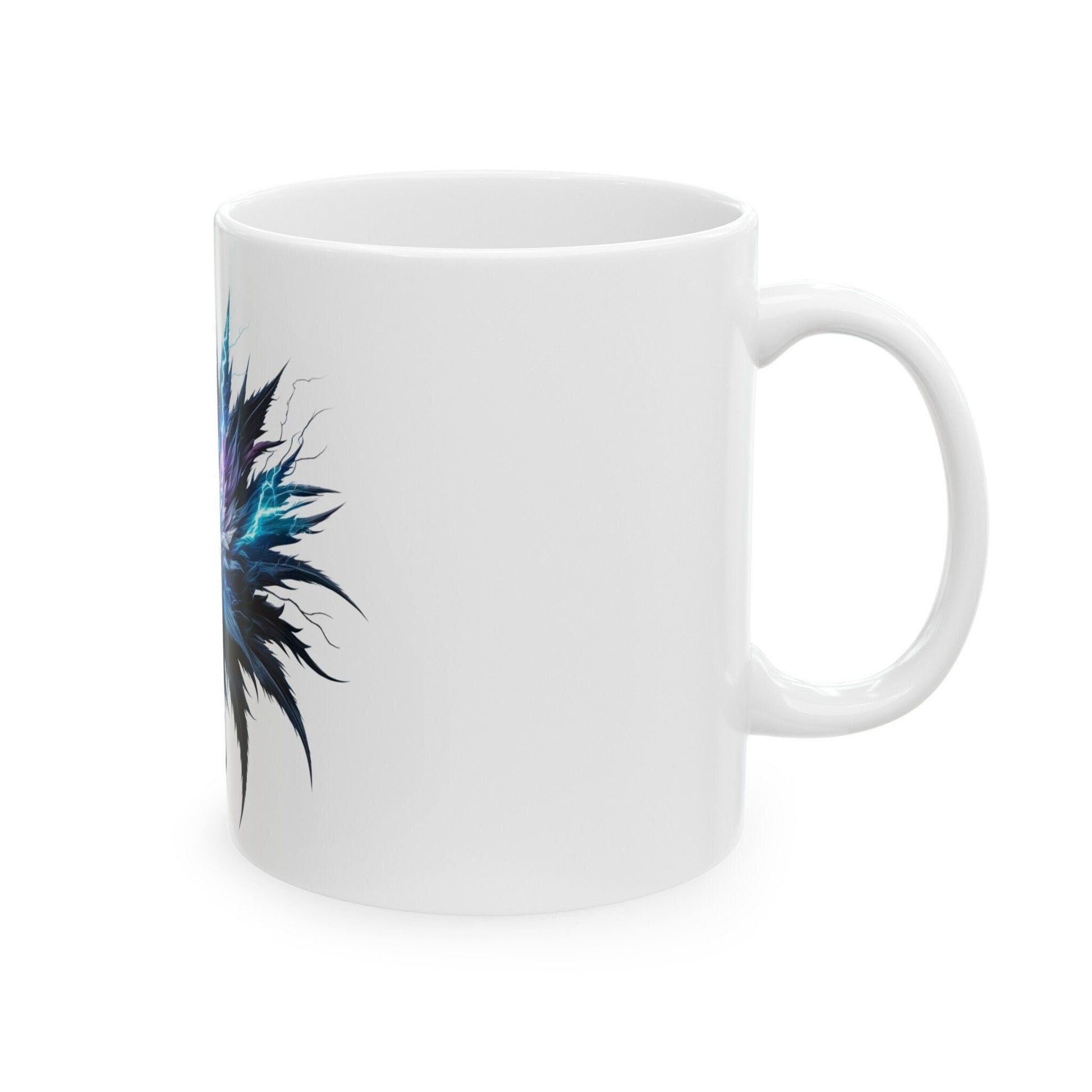 LIGHTNING WEED FLOWER - Weed Coffee Mugs (11oz) Perfect Gift for Smokers/ Marijuana Gift; Wake and Bake Mug - Cannabis Cup / Stoner Mug