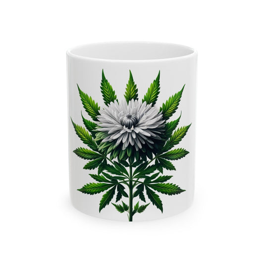 ASTER WEED FLOWER - Weed Coffee Mugs (11oz) Perfect Gift for Smokers/ Marijuana Gift; Wake and Bake Mug - Cannabis Cup / Stoner Mug