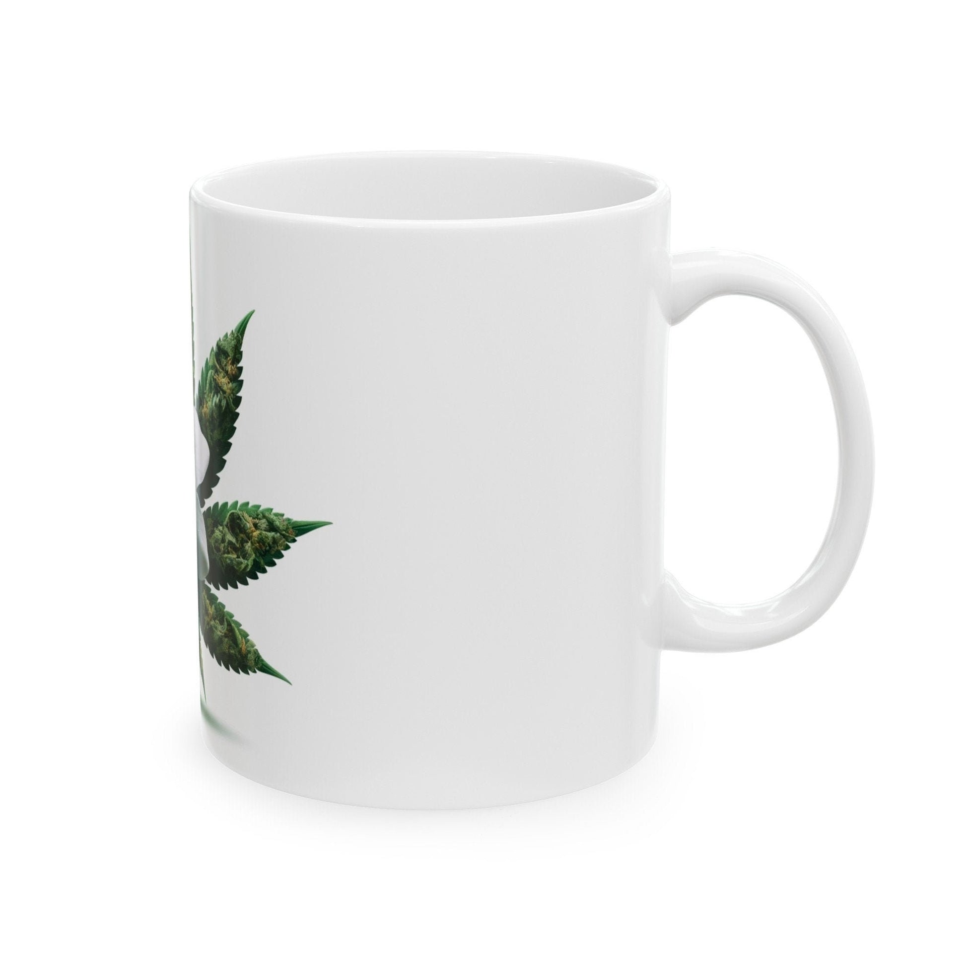 GARDENIA WEED FLOWER - Weed Coffee Mugs (11oz) Perfect Gift for Smokers/ Marijuana Gift; Wake and Bake Mug - Cannabis Cup / Stoner Mug