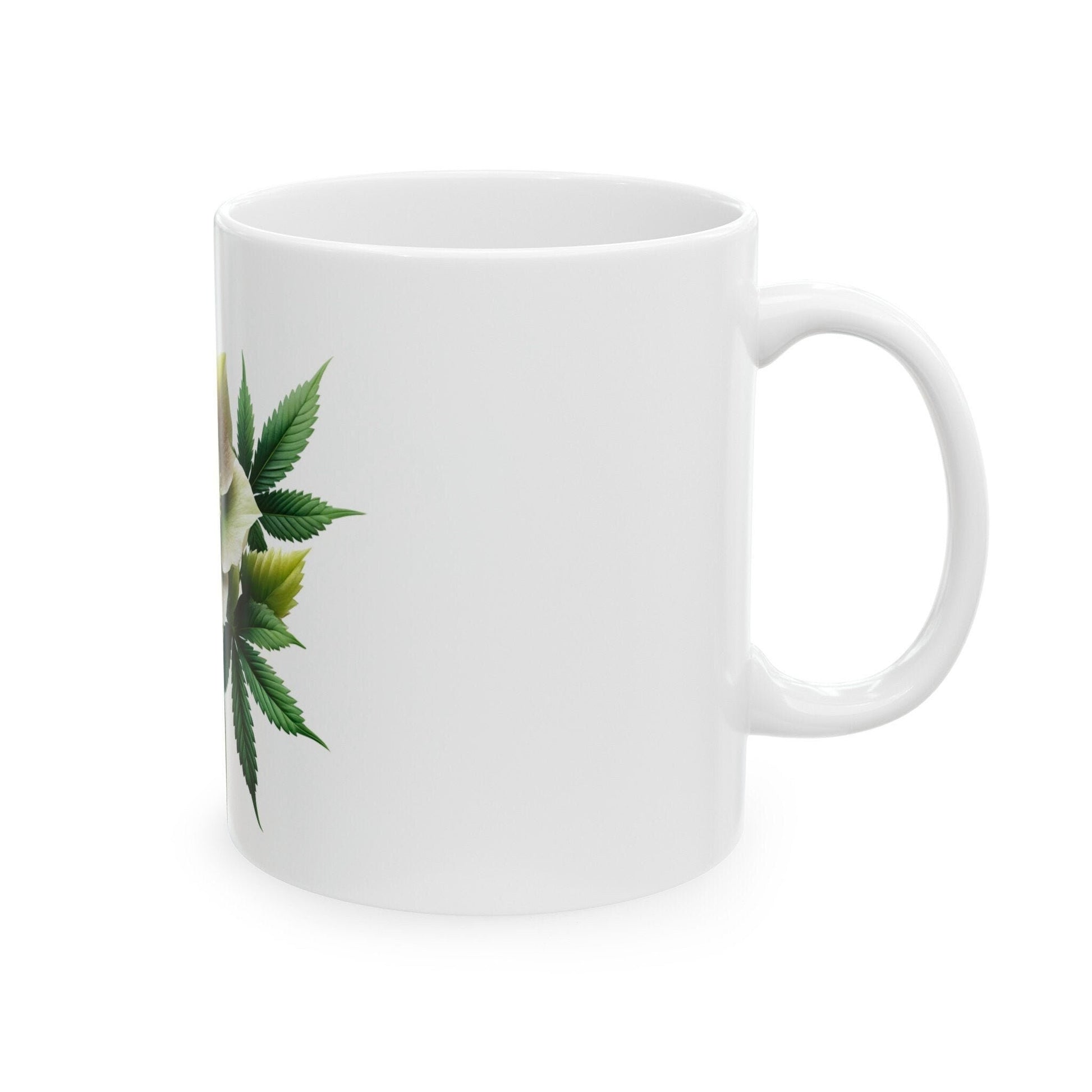 HELLEBORE WEED FLOWER - Weed Coffee Mugs (11oz) Perfect Gift for Smokers/ Marijuana Gift; Wake and Bake Mug - Cannabis Cup / Stoner Mug