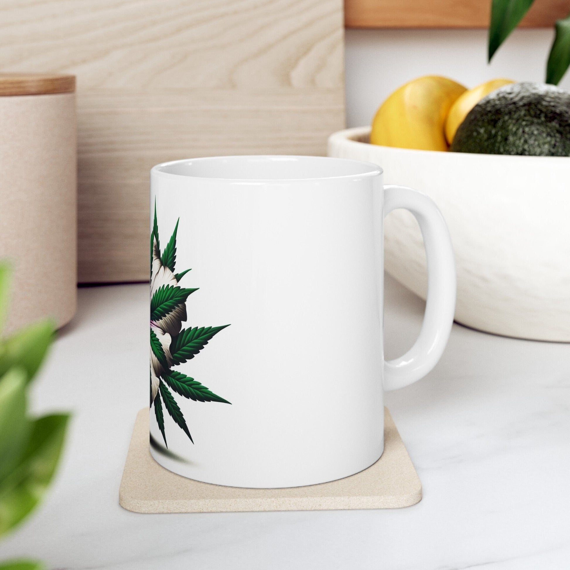 PETUNIA WEED FLOWER - Weed Coffee Mugs (11oz) Perfect Gift for Smokers/ Marijuana Gift; Wake and Bake Mug - Cannabis Cup / Stoner Mug