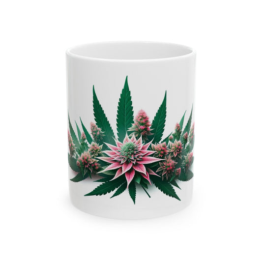 SEDUM WEED FLOWER - Weed Coffee Mugs (11oz) Perfect Gift for Smokers/ Marijuana Gift; Wake and Bake Mug - Cannabis Cup / Stoner Mug