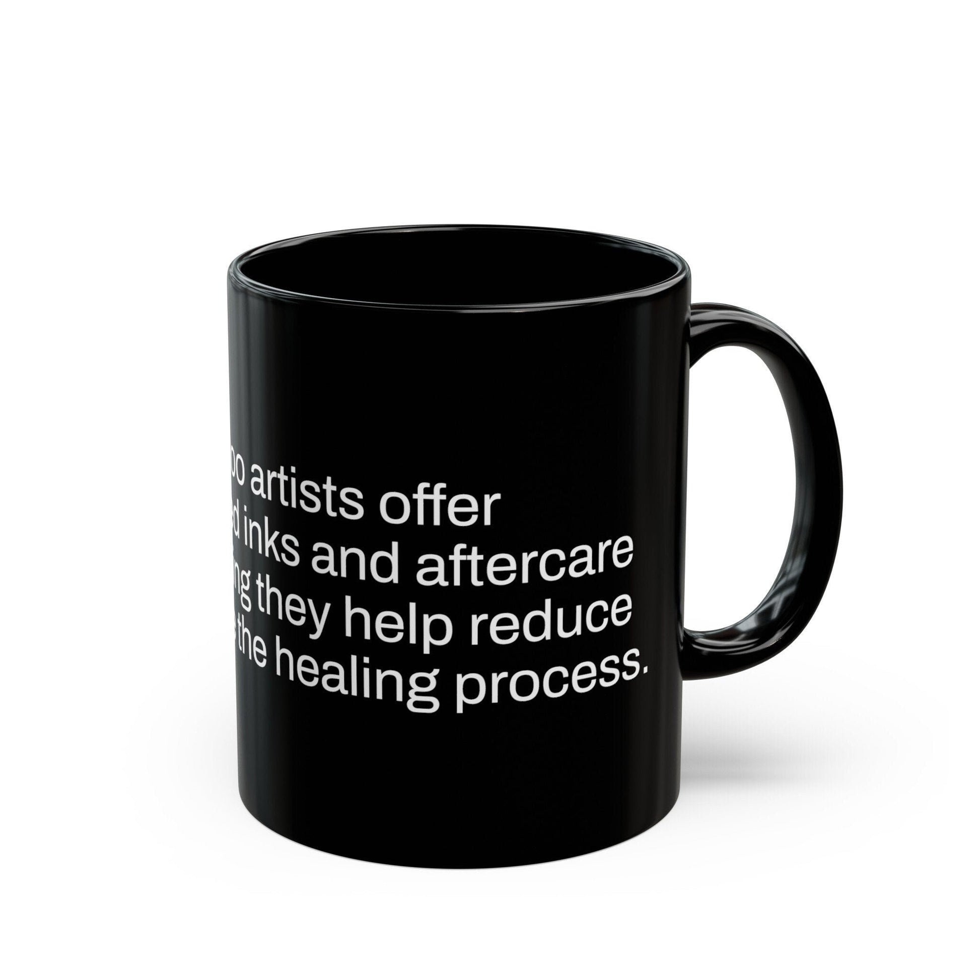 WEED TATTOOS Fact Mug - Weed Coffee Mug (11oz) - Perfect Gift for Smokers, Stoners, Growers; Wake and Bake Mug / Weed Mug / BLACK Mug