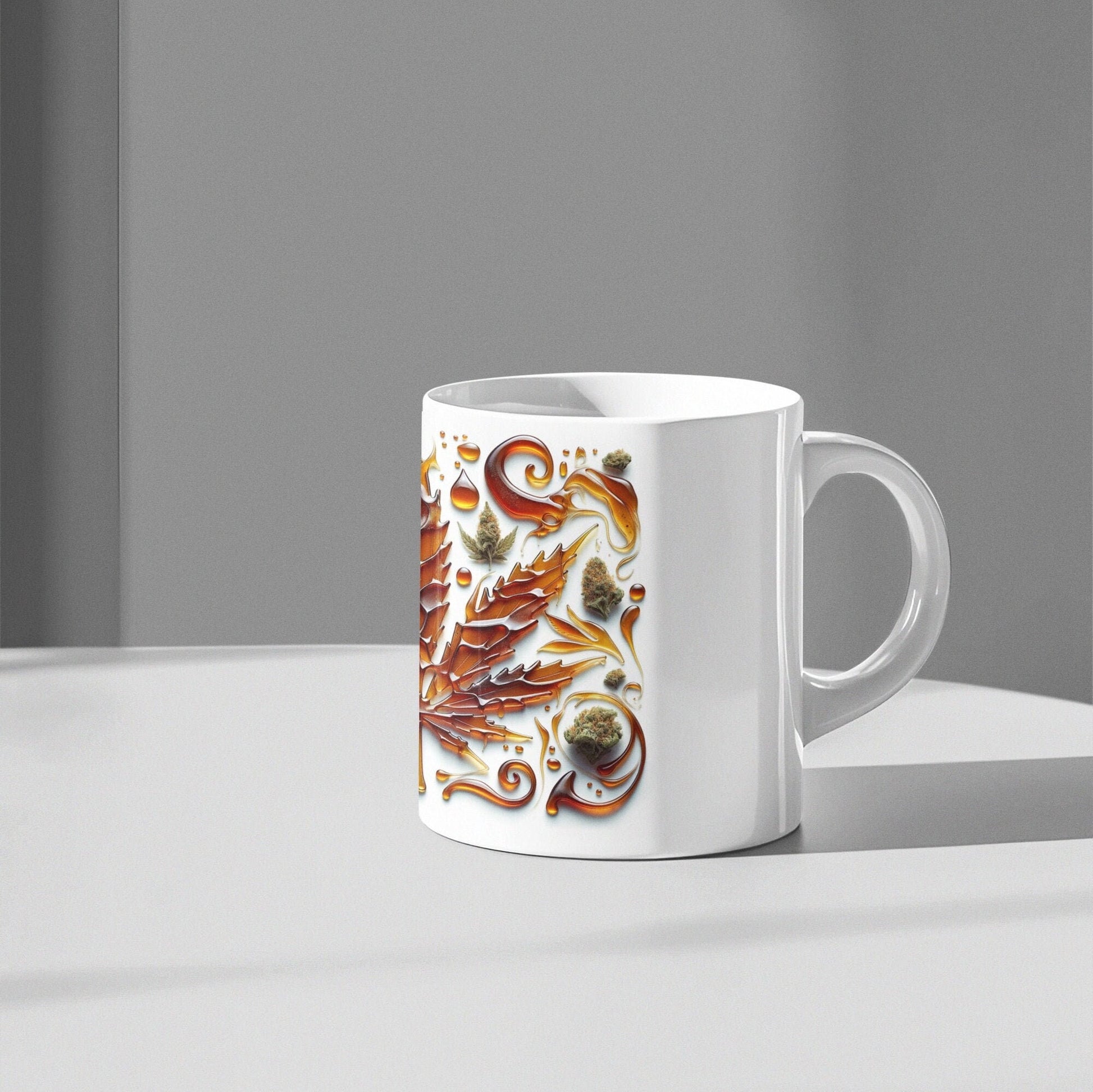 SHATTER Wax Mug - WEED Themed Coffee Mugs, Marijuana Lovers, Perfect Gift for Smokers, Stoners - Dabs Gifts