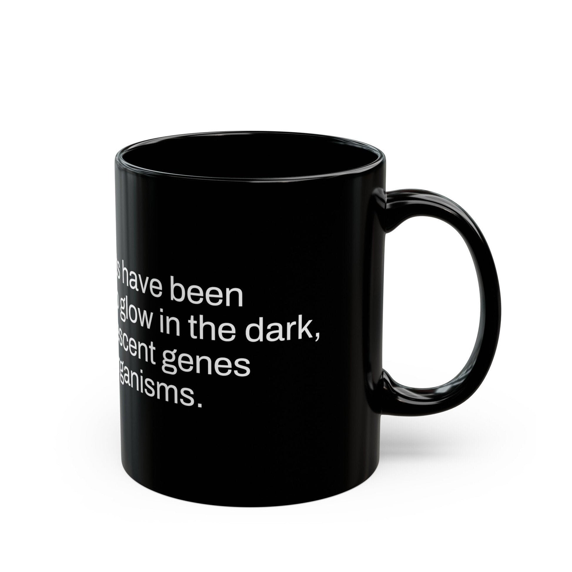GLOW in the DARK Weed Fact - Weed Coffee Mug (11oz) - Perfect Gift for Smokers, Stoners, Growers; Wake and Bake Mug / Weed Mug / BLACK Mug