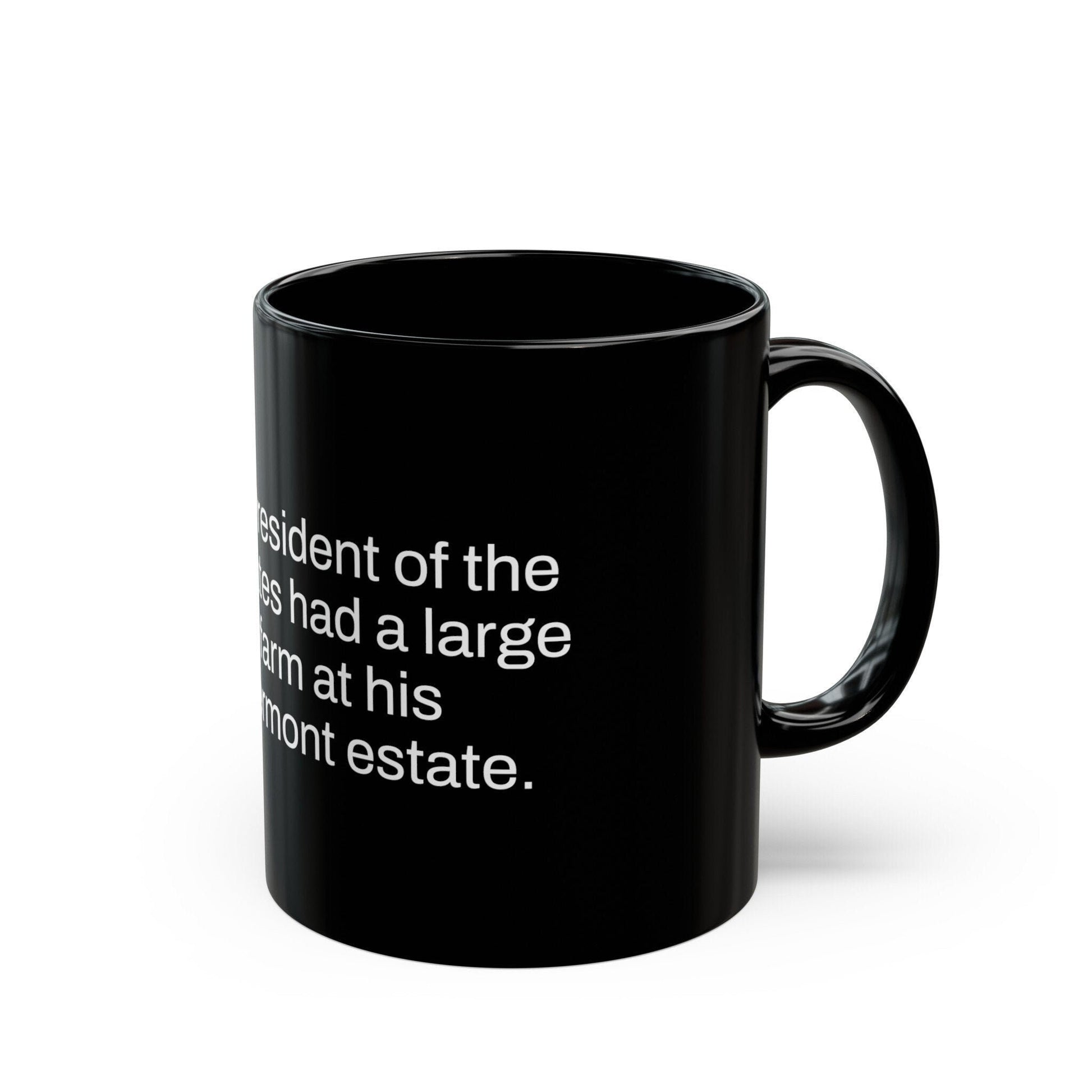 GEORGE WASHINGTON Weed Fact - Weed Coffee Mug (11oz) - Perfect Gift for Smokers, Stoners, Growers; Wake and Bake Mug / Weed Mug / BLACK Mug