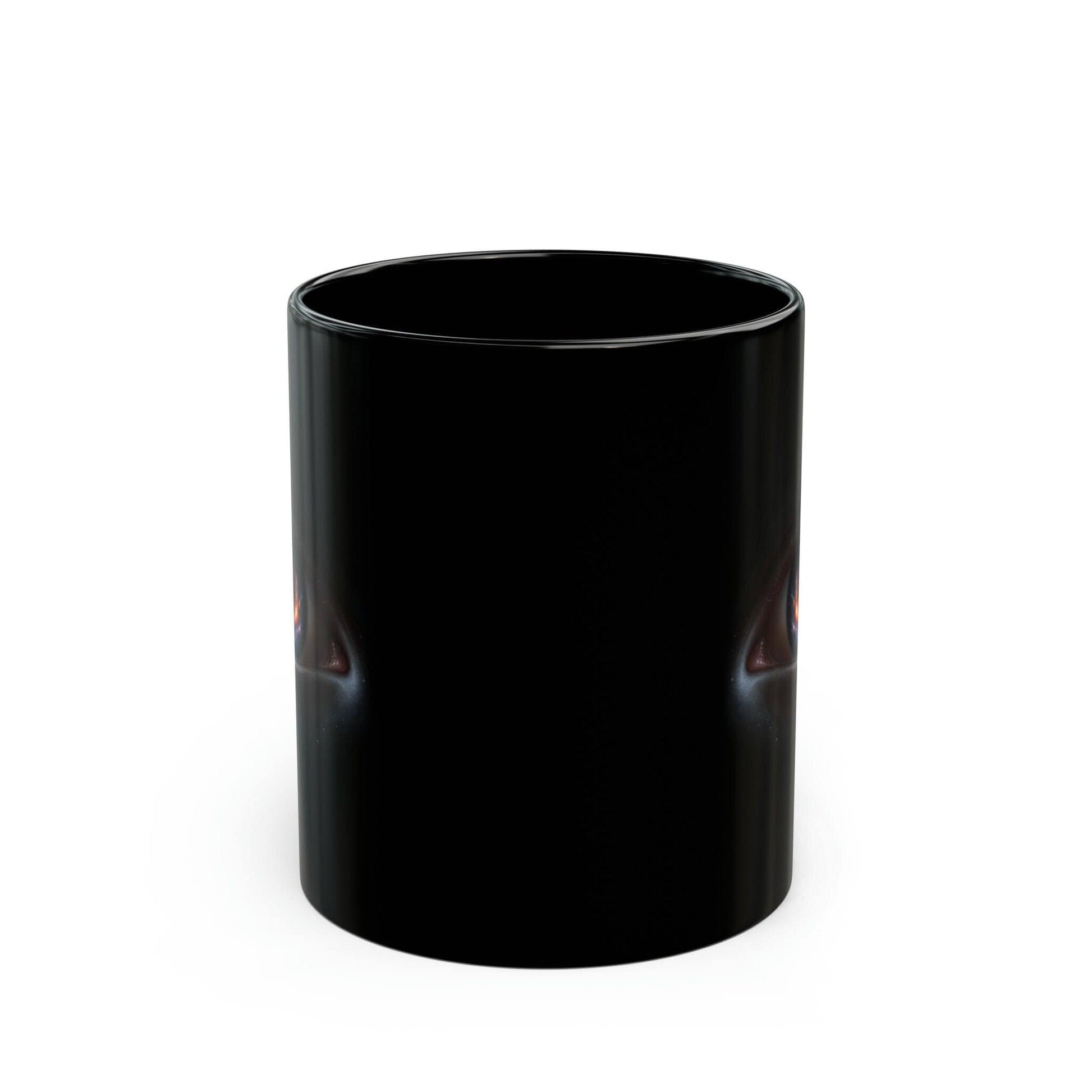 STARRY EYE - Black Base Coffee Mugs (11oz) Perfect Gift for Smokers, Stoners, Space Lovers; Wake and Bake Mug / Space Mug