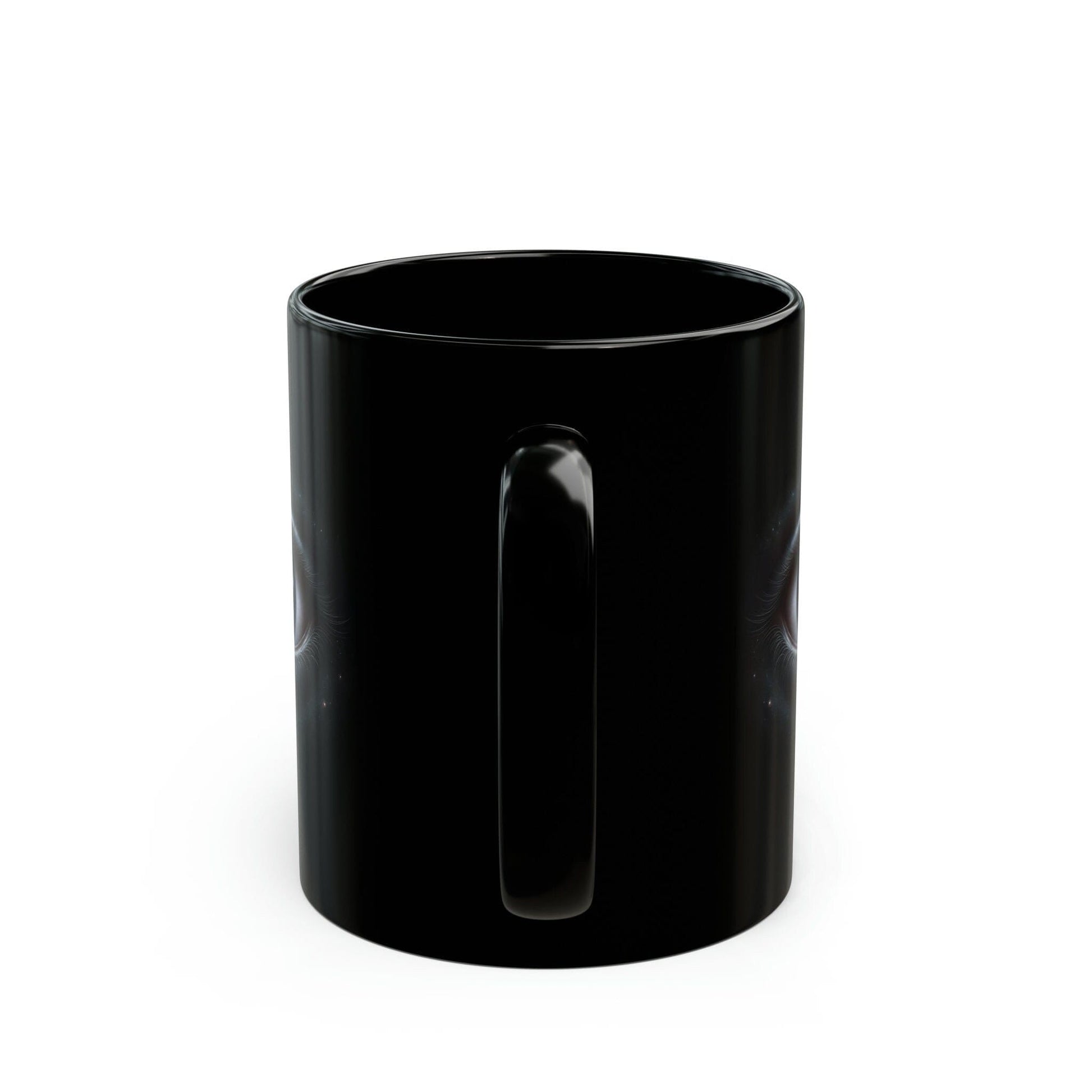 STARRY EYE - Black Base Coffee Mugs (11oz) Perfect Gift for Smokers, Stoners, Space Lovers; Wake and Bake Mug / Space Mug