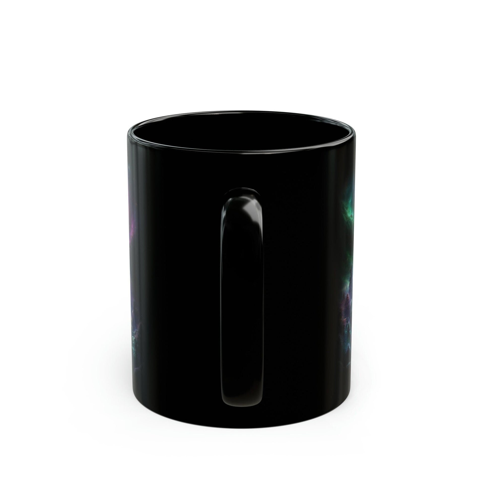 SPACE WEED - BLACK Themed Coffee Mugs - Perfect Gift for Smokers, Stoners, Marijuana Lovers, Growers; Weed Mug / Space Mug for Stoners