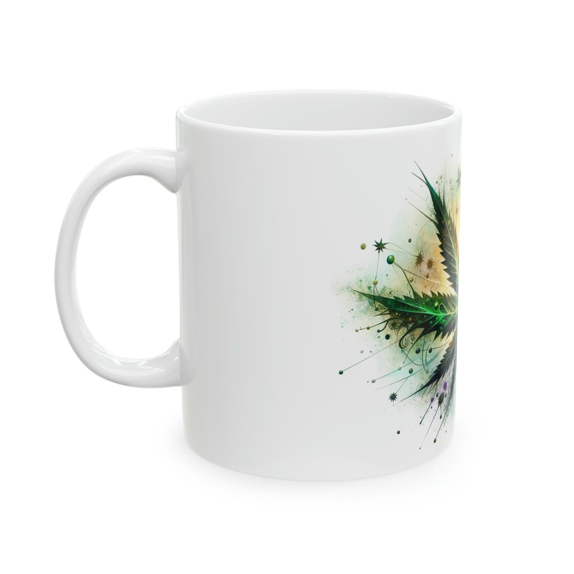 WEED STAR - MARIJUANA Themed Coffee Mug - Perfect Gift for Smokers/Stoner, Marijuana Lover; Wake and Bake Mug - Weed Mug / Stoner Mug