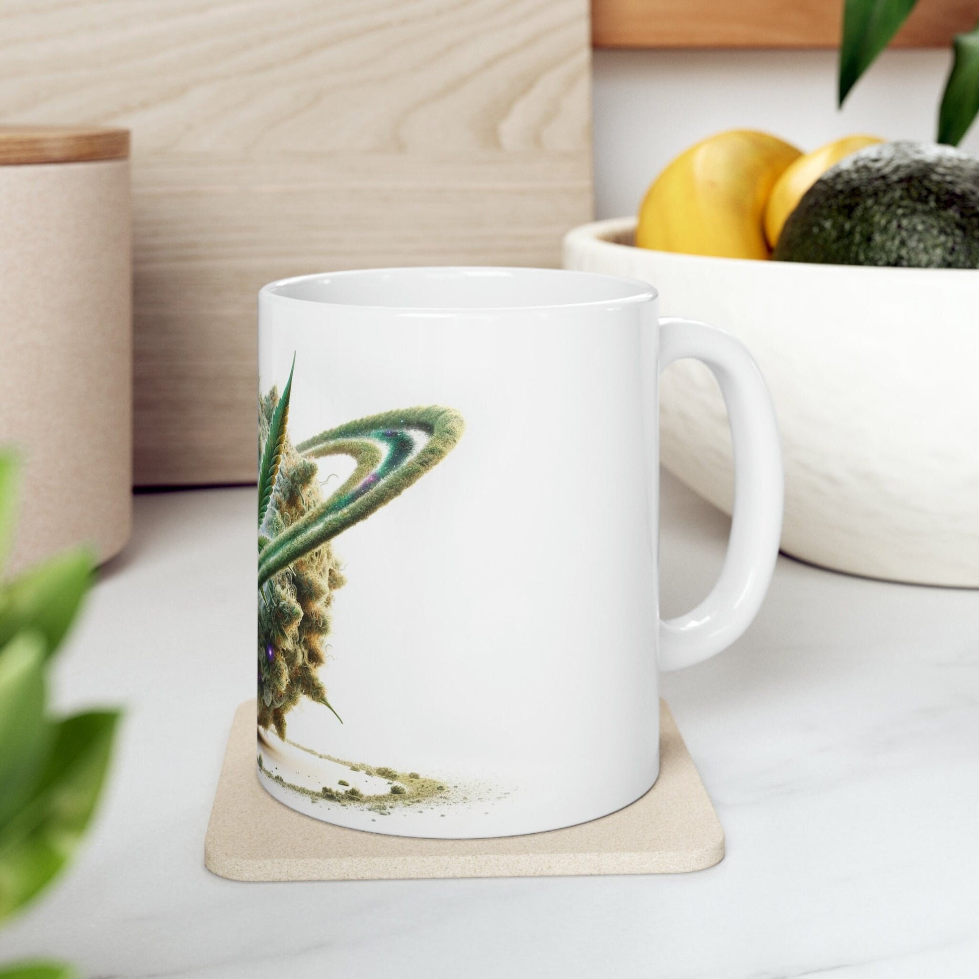 PLANET of WEED - Marijuana Themed Coffee Mug - Perfect Gift for Smokers/Stoner, Marijuana Lover; Wake and Bake Mug - WEED Mug / Stoner Mug
