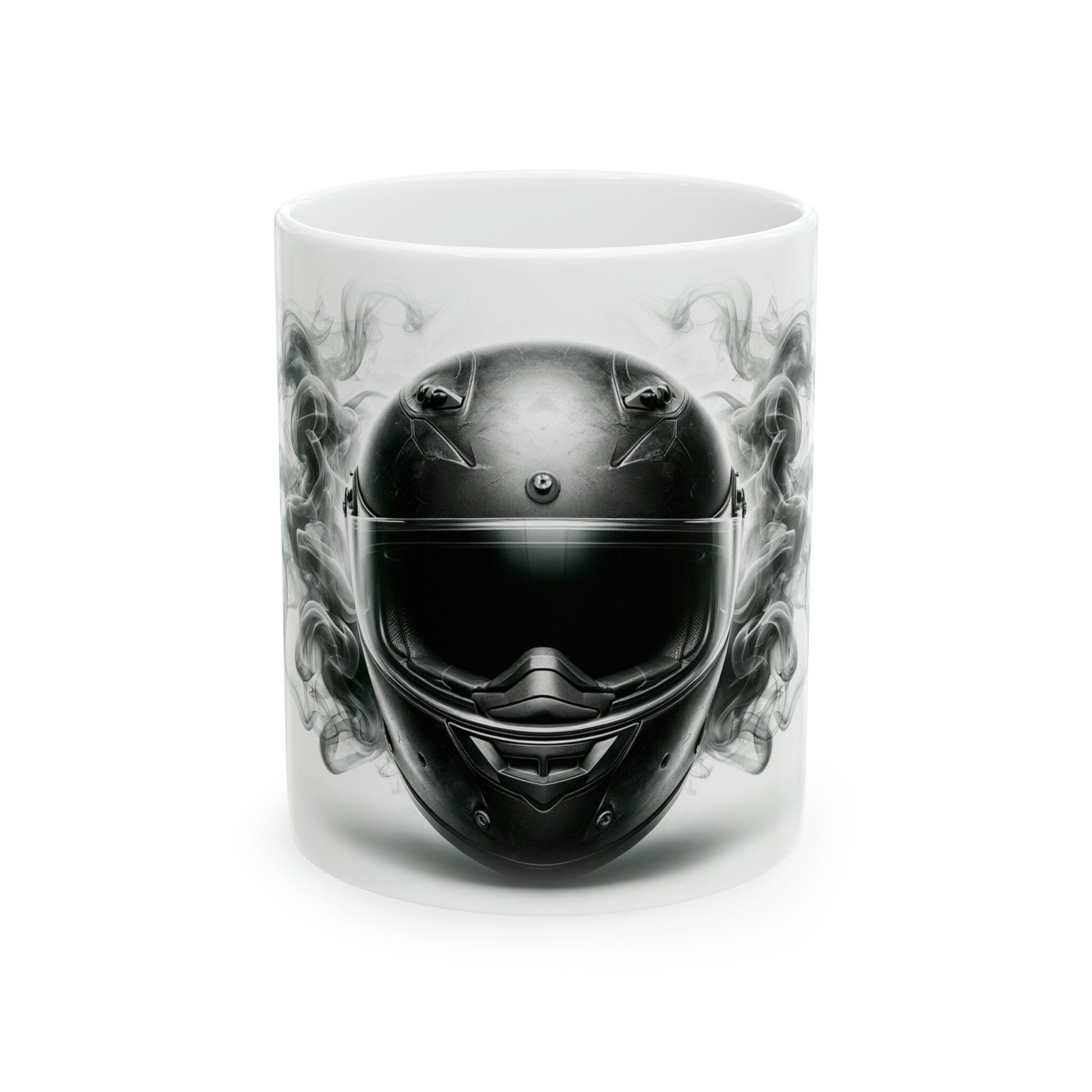 SMOKEY HELMET - WEED Themed Coffee Mugs - Perfect Gift for Smokers, Stoners, Marijuana Lover; Wake and Bake Mug - Marijuana Mug / Stoner Mug