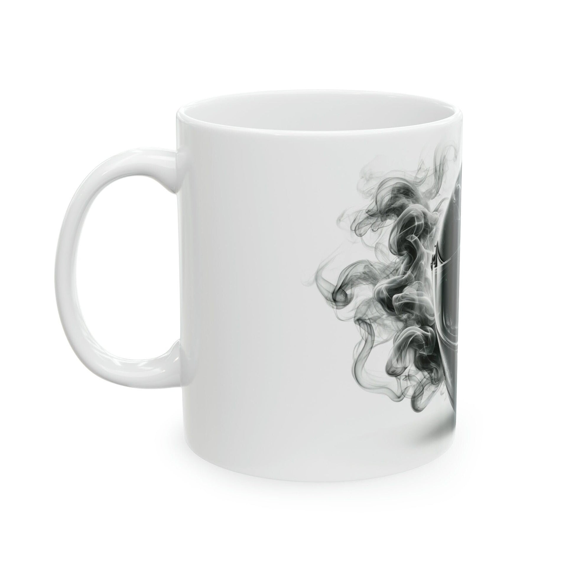 SMOKEY HELMET - WEED Themed Coffee Mugs - Perfect Gift for Smokers, Stoners, Marijuana Lover; Wake and Bake Mug - Marijuana Mug / Stoner Mug
