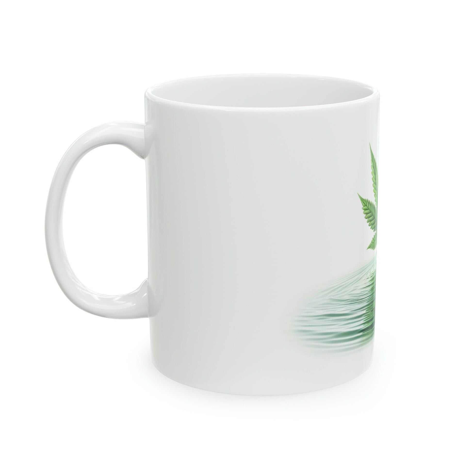 WEED & WATER - Marijuana Themed Coffee Mugs - Perfect Gift for Smokers, Stoners, Marijuana Lovers; Wake and Bake Mug - Weed Mug / Stoner Mug