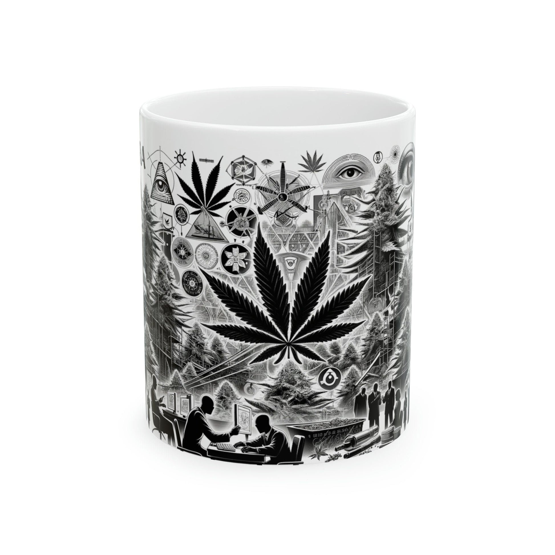 MK ULTRA - WEED Strain Themed Coffee Mugs - Perfect Gift for Smokers, Stoners, Marijuana Lovers; Wake and Bake Essentials