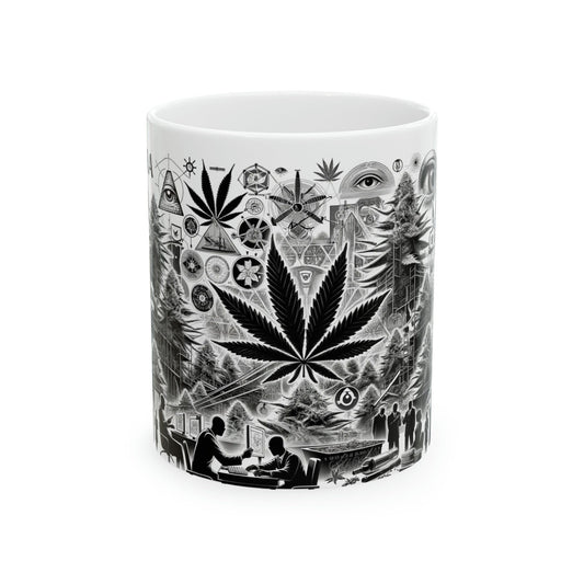 MK ULTRA - WEED Strain Themed Coffee Mugs - Perfect Gift for Smokers, Stoners, Marijuana Lovers; Wake and Bake Essentials