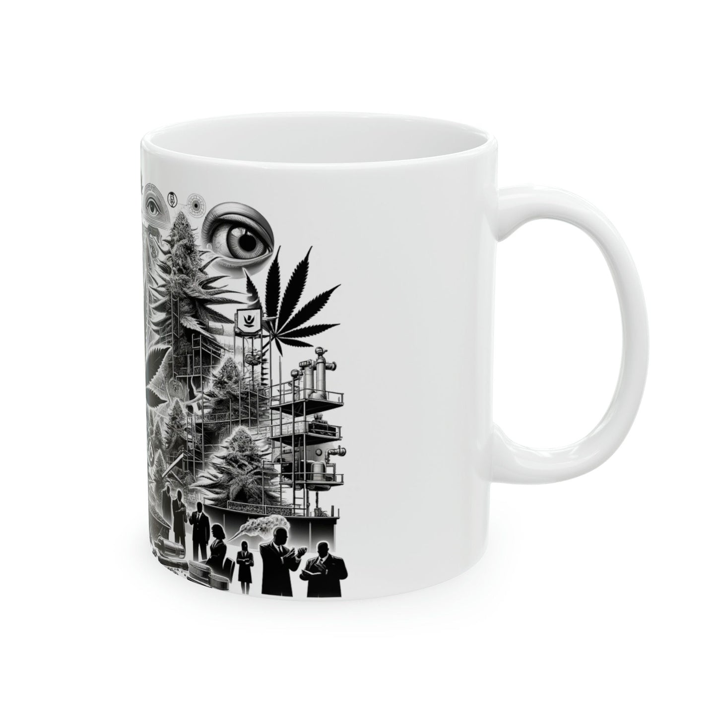 MK ULTRA - WEED Strain Themed Coffee Mugs - Perfect Gift for Smokers, Stoners, Marijuana Lovers; Wake and Bake Essentials