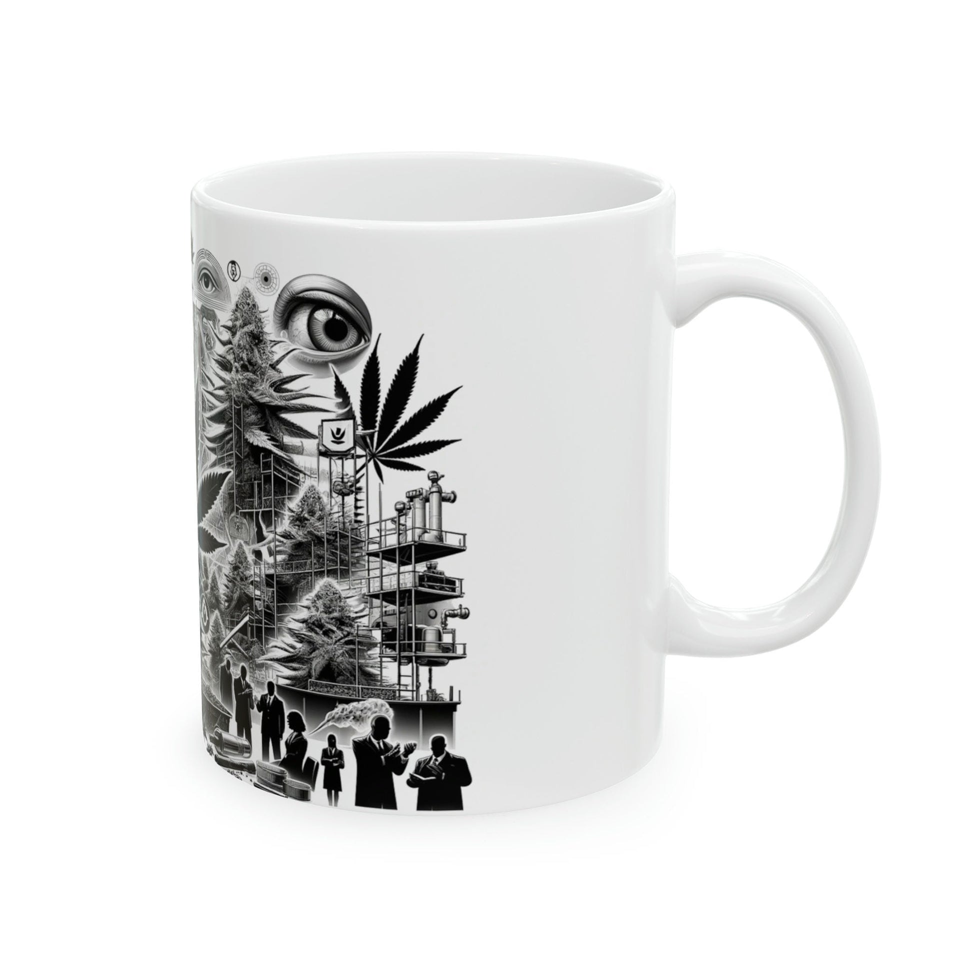 MK ULTRA - WEED Strain Themed Coffee Mugs - Perfect Gift for Smokers, Stoners, Marijuana Lovers; Wake and Bake Essentials