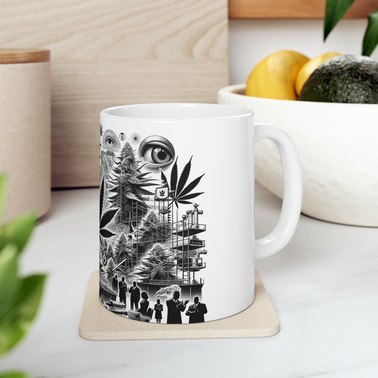 MK ULTRA - WEED Strain Themed Coffee Mugs - Perfect Gift for Smokers, Stoners, Marijuana Lovers; Wake and Bake Essentials
