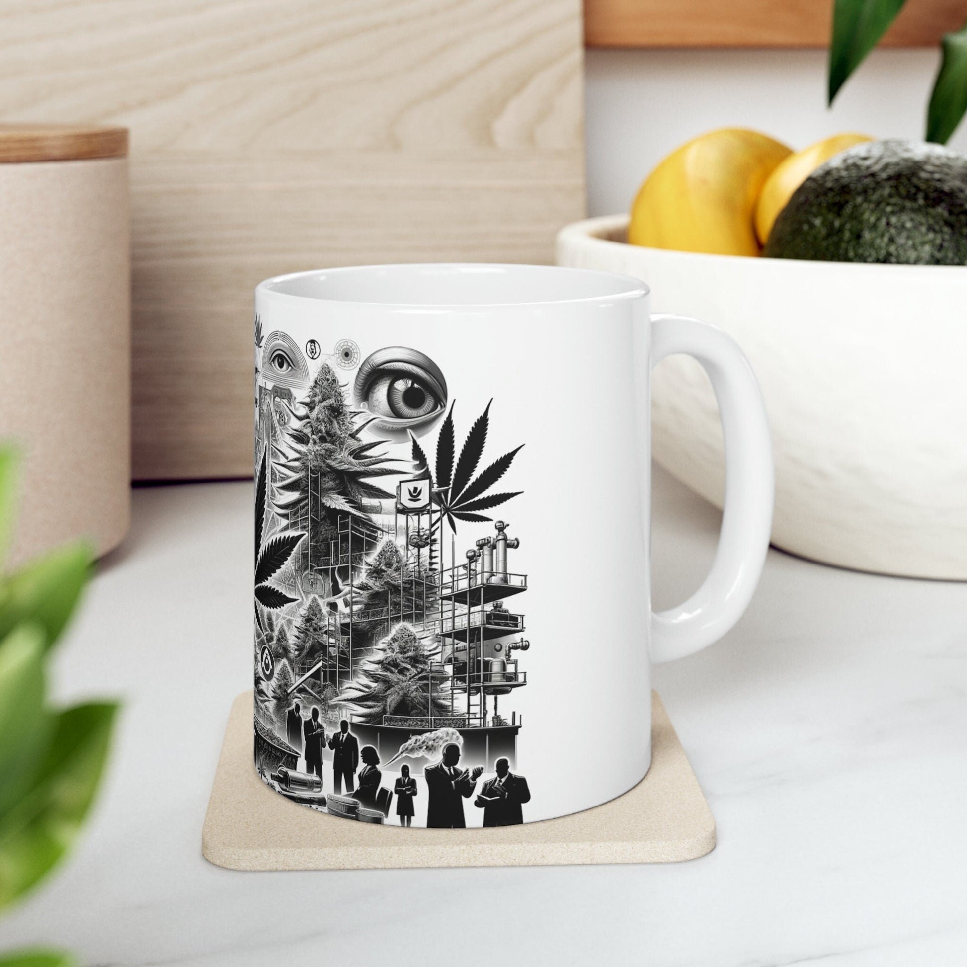 MK ULTRA - WEED Strain Themed Coffee Mugs - Perfect Gift for Smokers, Stoners, Marijuana Lovers; Wake and Bake Essentials