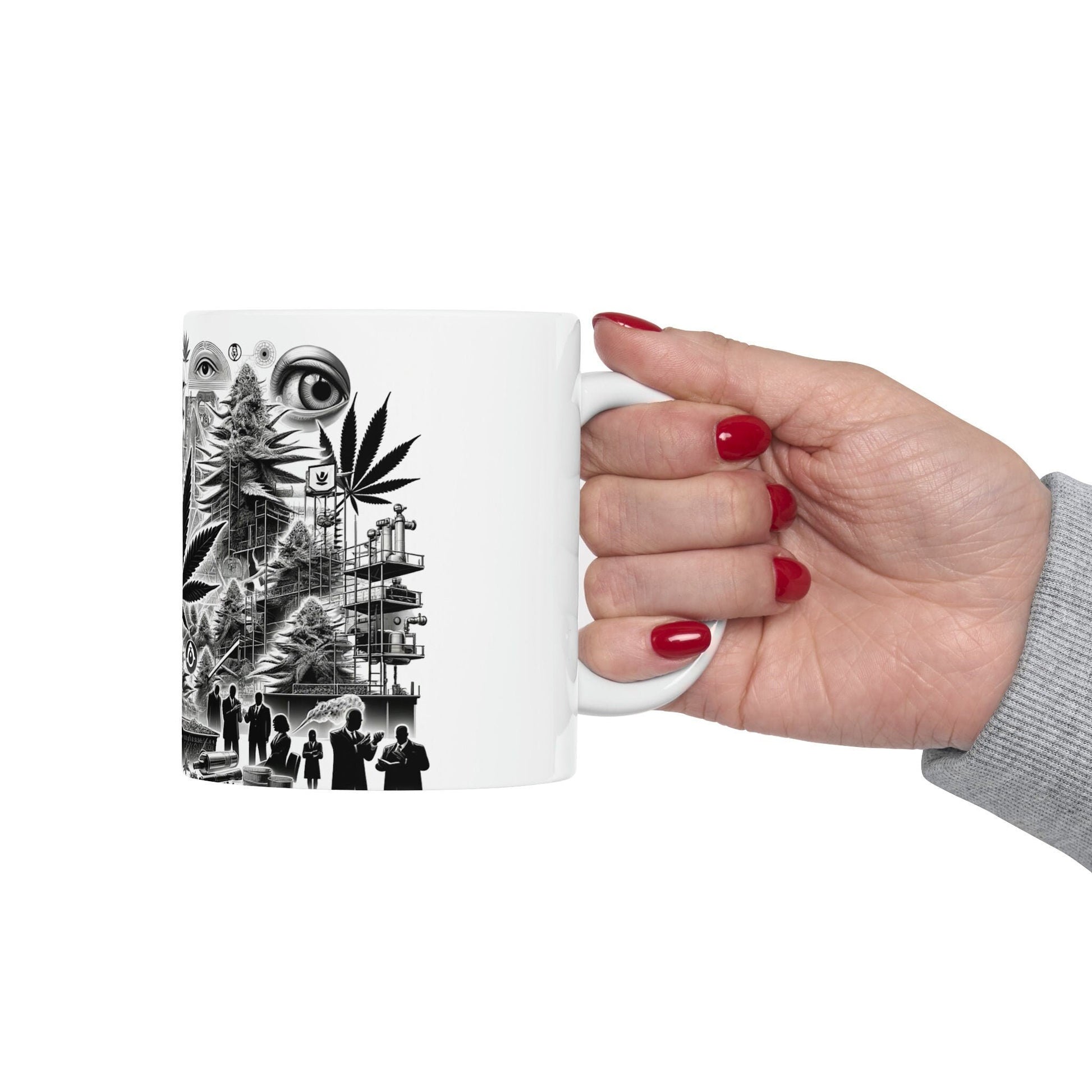MK ULTRA - WEED Strain Themed Coffee Mugs - Perfect Gift for Smokers, Stoners, Marijuana Lovers; Wake and Bake Essentials