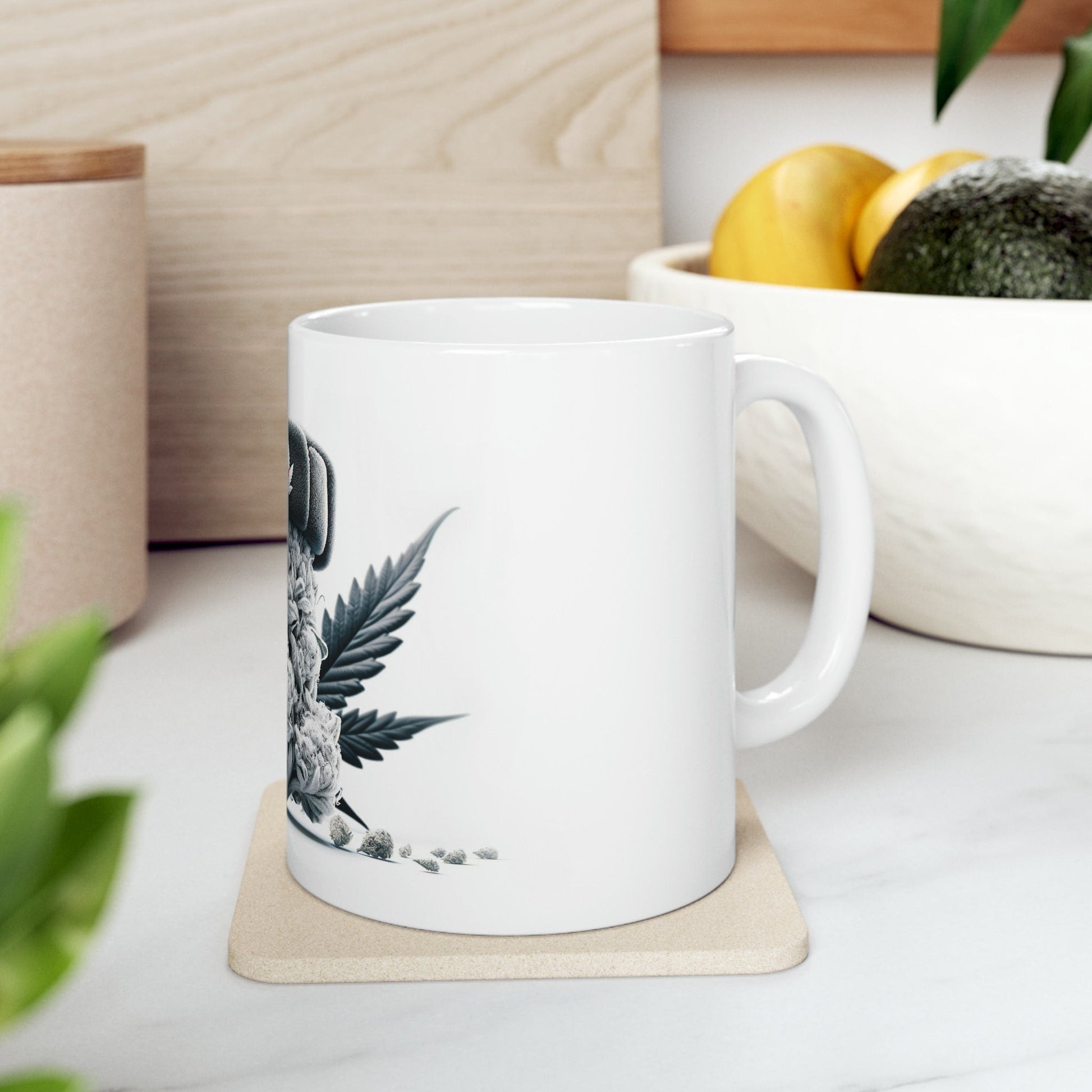 WHITE RUSSIAN - WEED Strain Themed Coffee Mugs - Perfect Gift for Smokers, Stoners, Marijuana Lovers; Wake and Bake Essentials