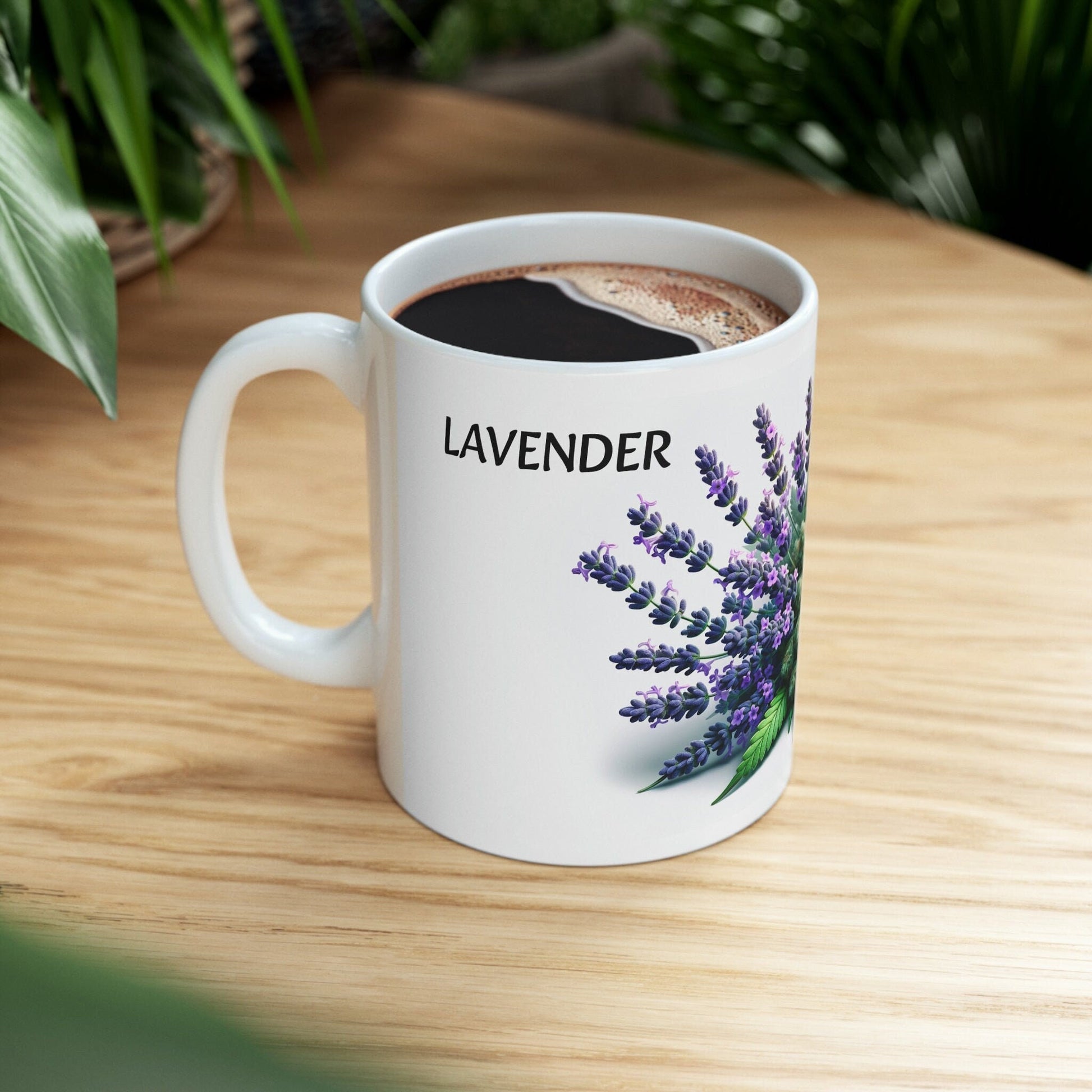 LAVENDER - WEED Strain Themed Coffee Mugs - Perfect Gift for Smokers, Stoners, Marijuana Lovers; Wake and Bake Essentials