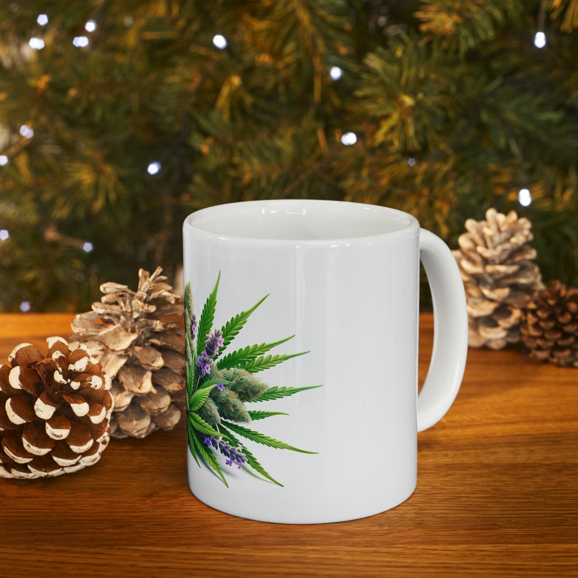 LAVENDER - WEED Strain Themed Coffee Mugs - Perfect Gift for Smokers, Stoners, Marijuana Lovers; Wake and Bake Essentials