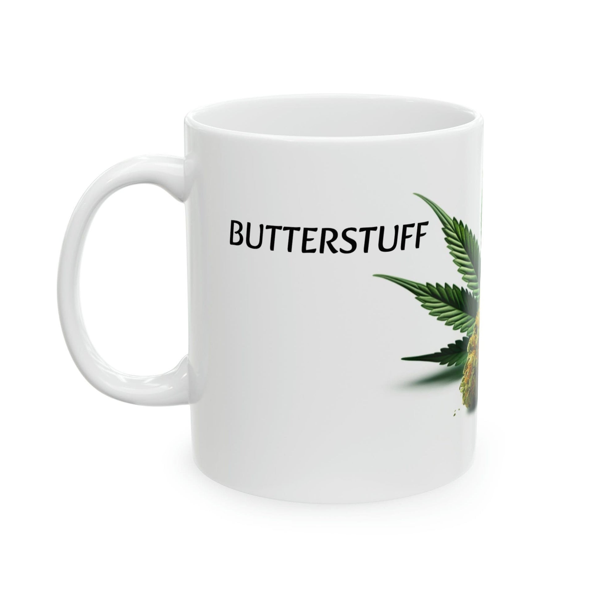BUTTERSTUFF - WEED Strain Themed Coffee Mugs - Perfect Gift for Smokers, Stoners, Marijuana Lovers; Wake and Bake Essentials