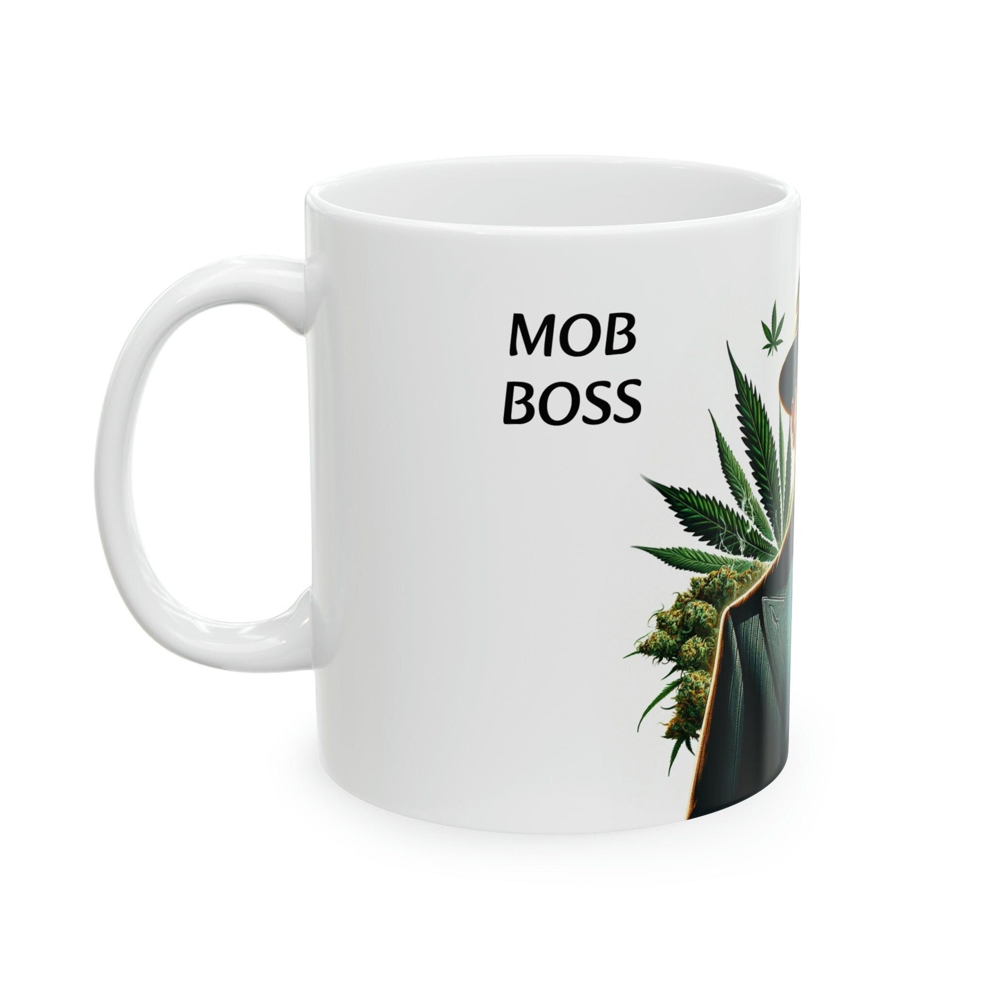 MOB BOSS - WEED Strain Themed Coffee Mugs - Perfect Gift for Smokers, Stoners, Marijuana Lovers; Wake and Bake Essentials