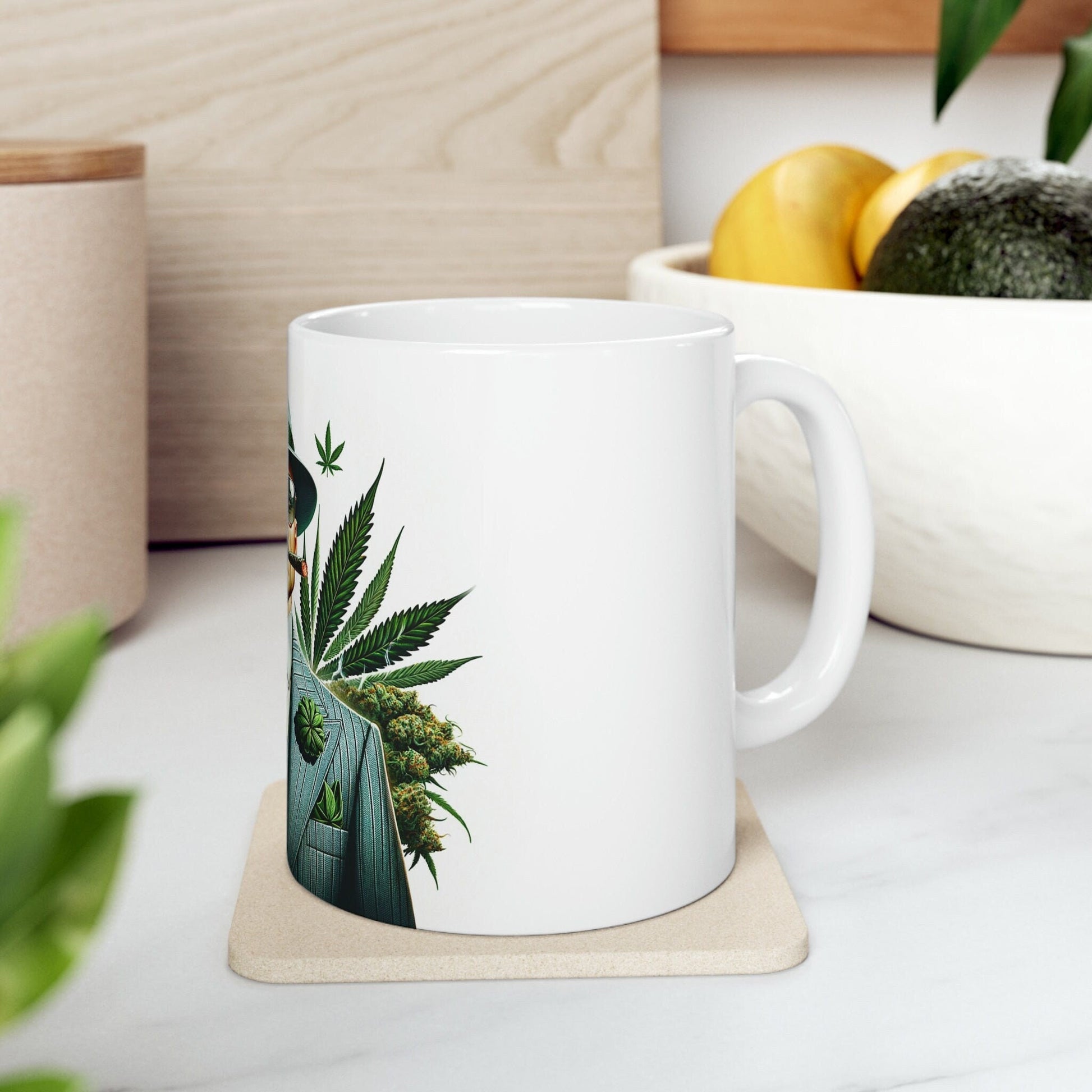 MOB BOSS - WEED Strain Themed Coffee Mugs - Perfect Gift for Smokers, Stoners, Marijuana Lovers; Wake and Bake Essentials