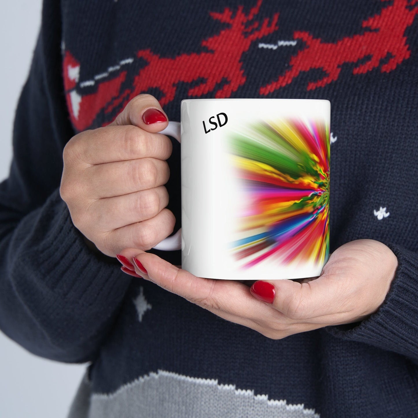 LSD - WEED Strain Themed Coffee Mugs - Perfect Gift for Smokers, Stoners, Marijuana Lovers; Wake and Bake Essentials