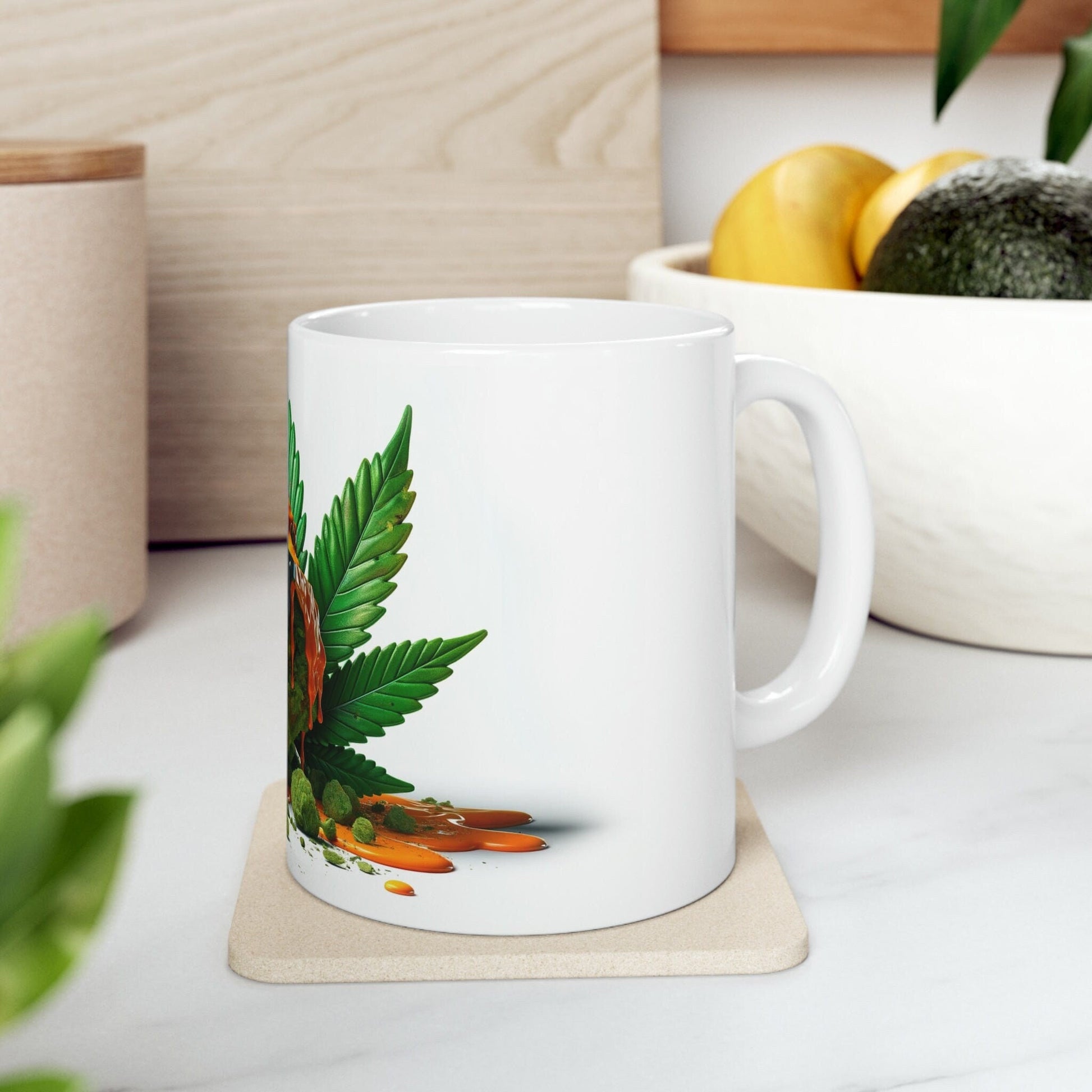 AGENT ORANGE - WEED Strain Themed Coffee Mugs - Perfect Gift for Smokers, Stoners, Marijuana Lovers; Wake and Bake Essentials