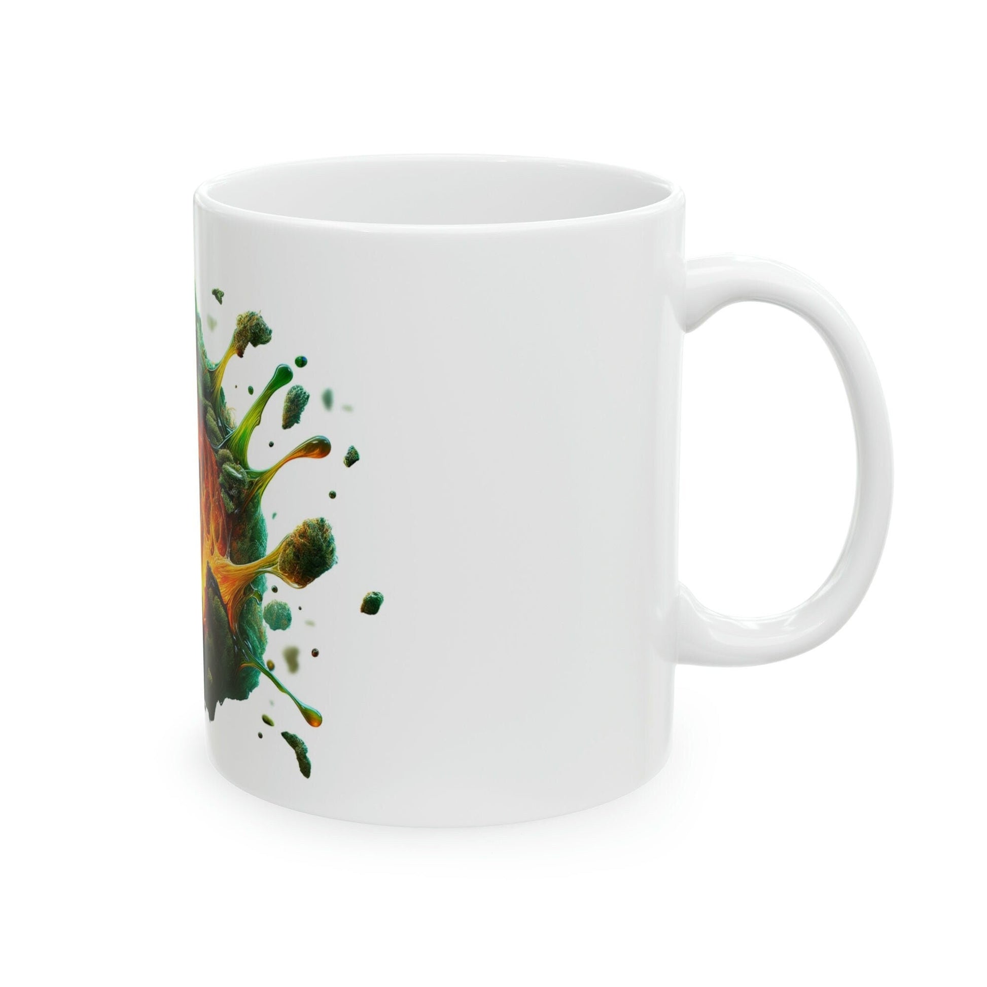 MELTDOWN - WEED Strain Themed Coffee Mugs - Perfect Gift for Smokers, Stoners, Marijuana Lovers; Wake and Bake Essentials