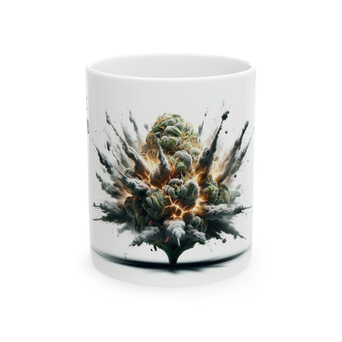 THC BOMB - WEED Strain Themed Coffee Mugs - Perfect Gift for Smokers, Stoners, Marijuana Lovers; Wake and Bake Essentials