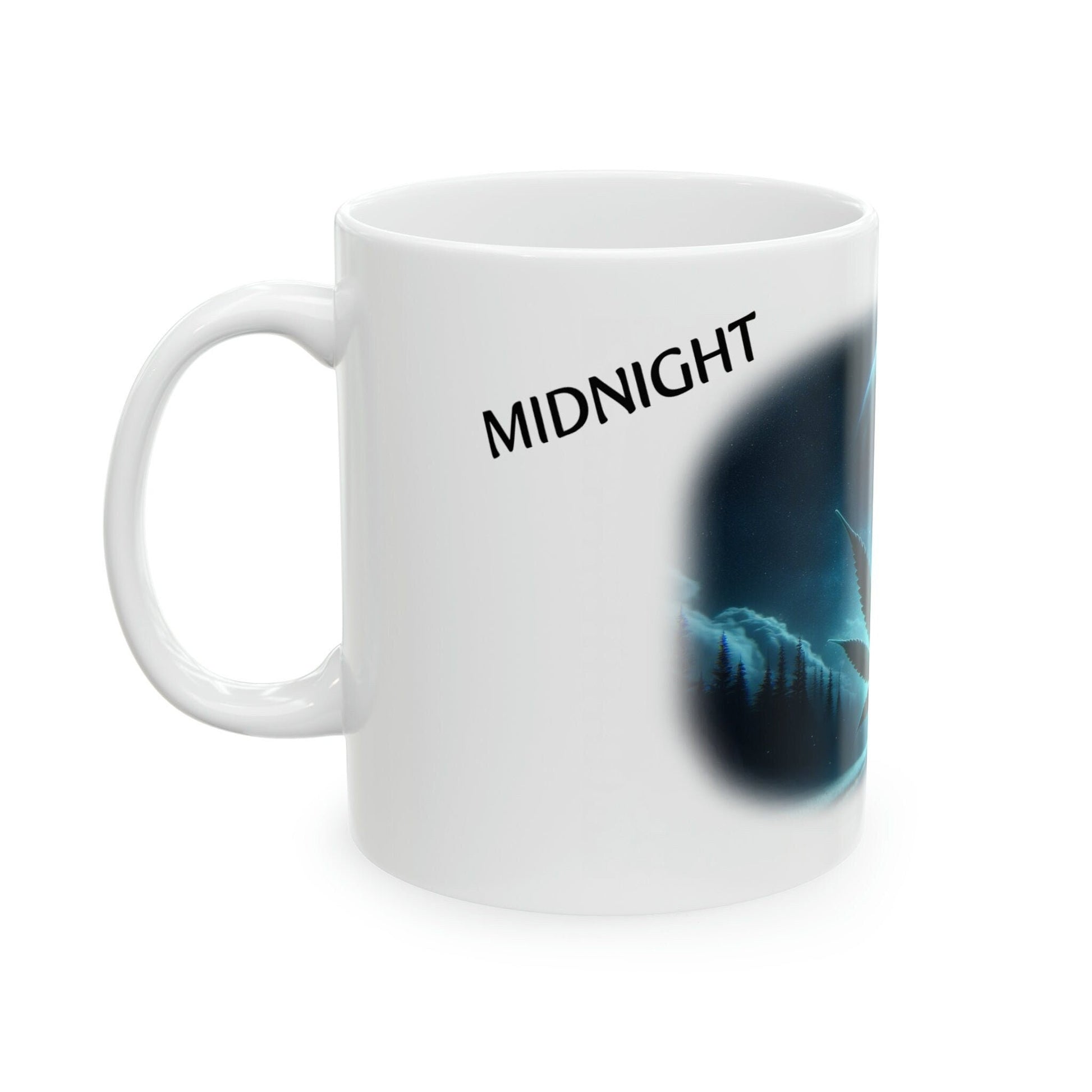 MIDNIGHT - WEED Strain Themed Coffee Mugs - Perfect Gift for Smokers, Stoners, Marijuana Lovers; Wake and Bake Essentials