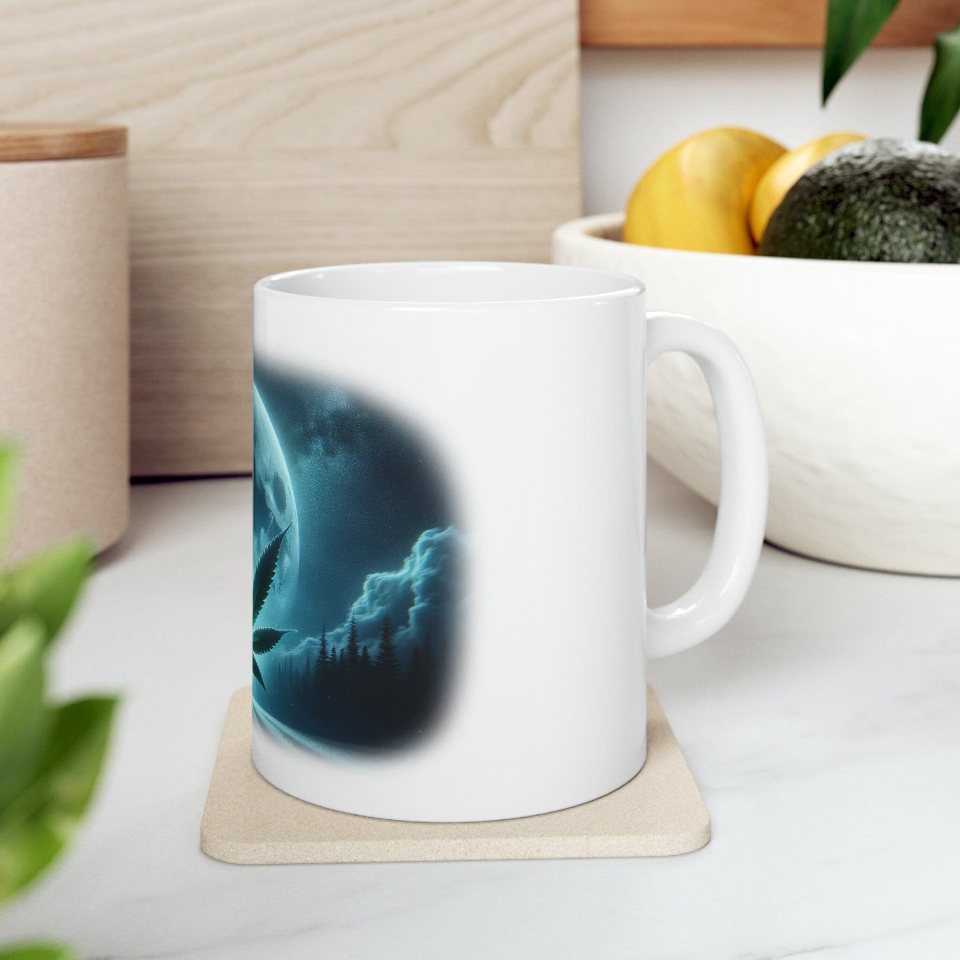 MIDNIGHT - WEED Strain Themed Coffee Mugs - Perfect Gift for Smokers, Stoners, Marijuana Lovers; Wake and Bake Essentials