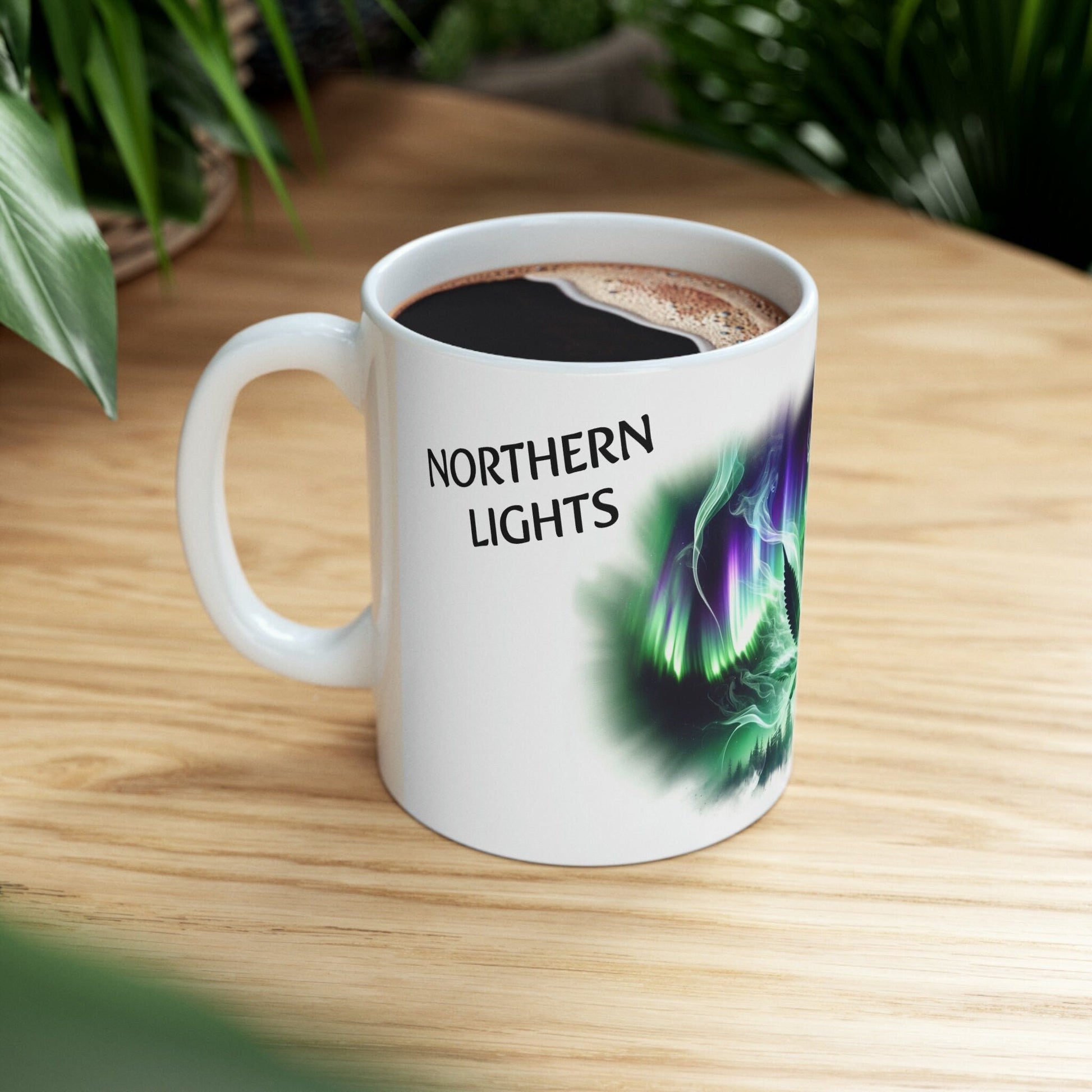 NORTHERN LIGHTS - WEED Strain Themed Coffee Mugs - Perfect Gift for Smokers, Stoners, Marijuana Lovers; Wake and Bake Essentials