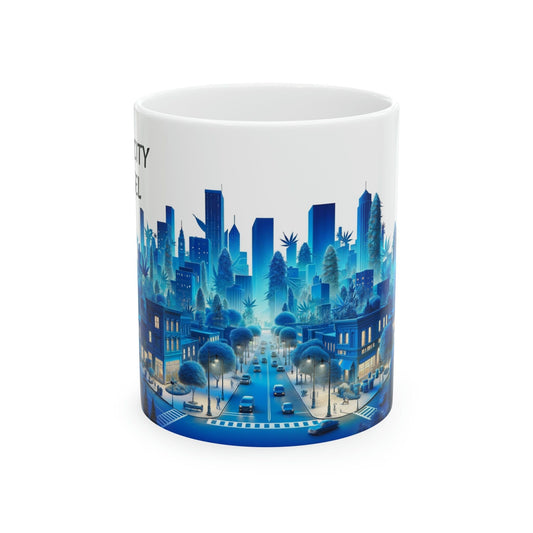 BLUE CITY Diesel - WEED Strain Themed Coffee Mugs - Perfect Gift for Smokers, Stoners, Marijuana Lovers; Wake and Bake Essentials