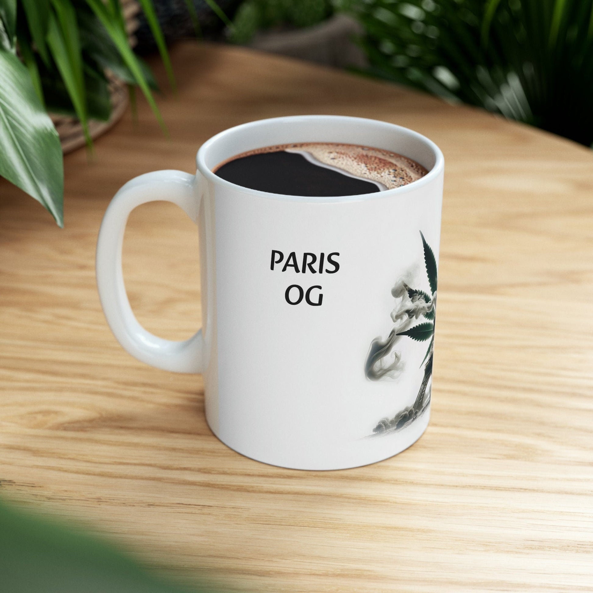 PARIS OG - WEED Strain Themed Coffee Mugs - Perfect Gift for Smokers, Stoners, Marijuana Lovers; Wake and Bake Essentials