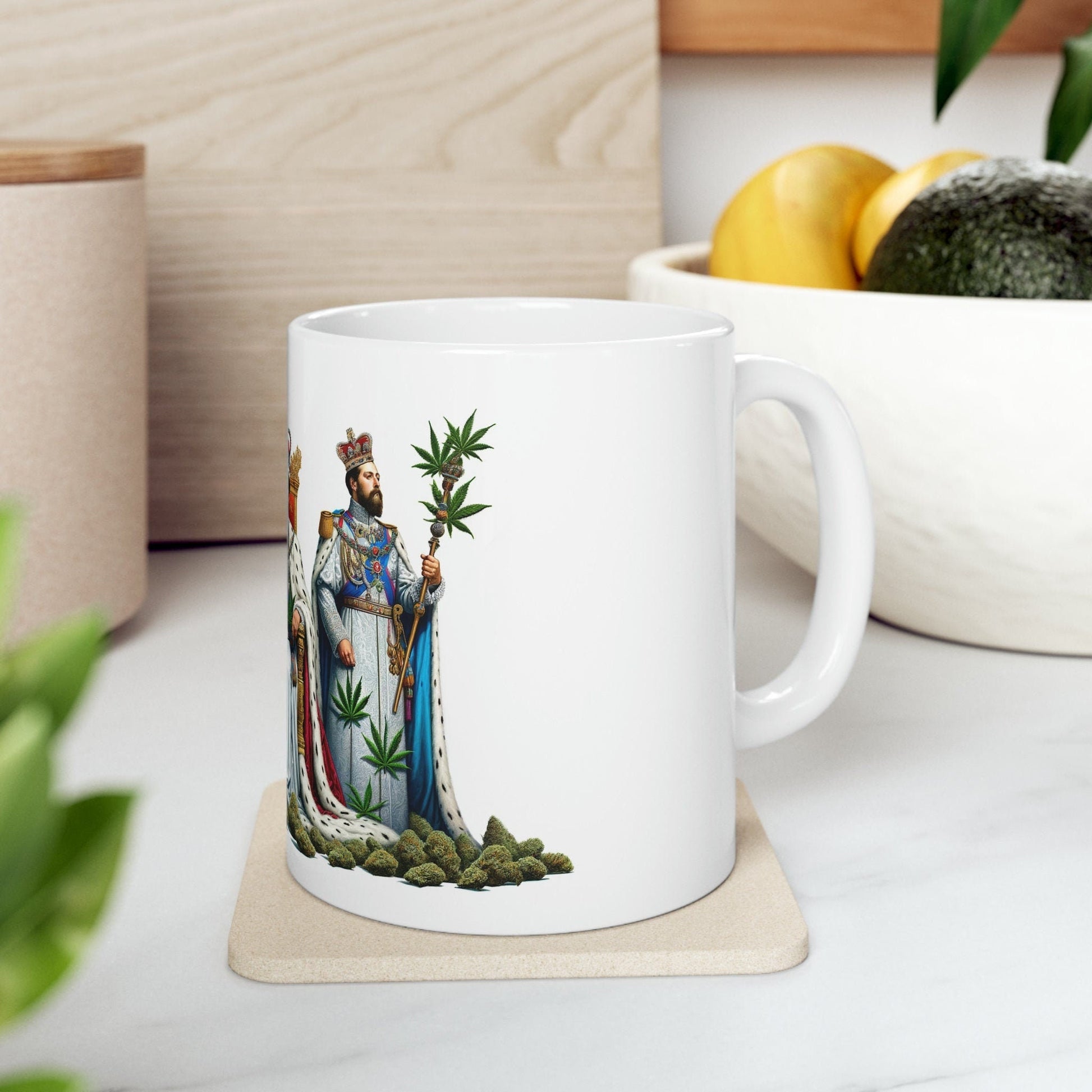 3 KINGS - WEED Strain Themed Coffee Mugs - Perfect Gift for Smokers, Stoners, Marijuana Lovers; Wake and Bake Essentials