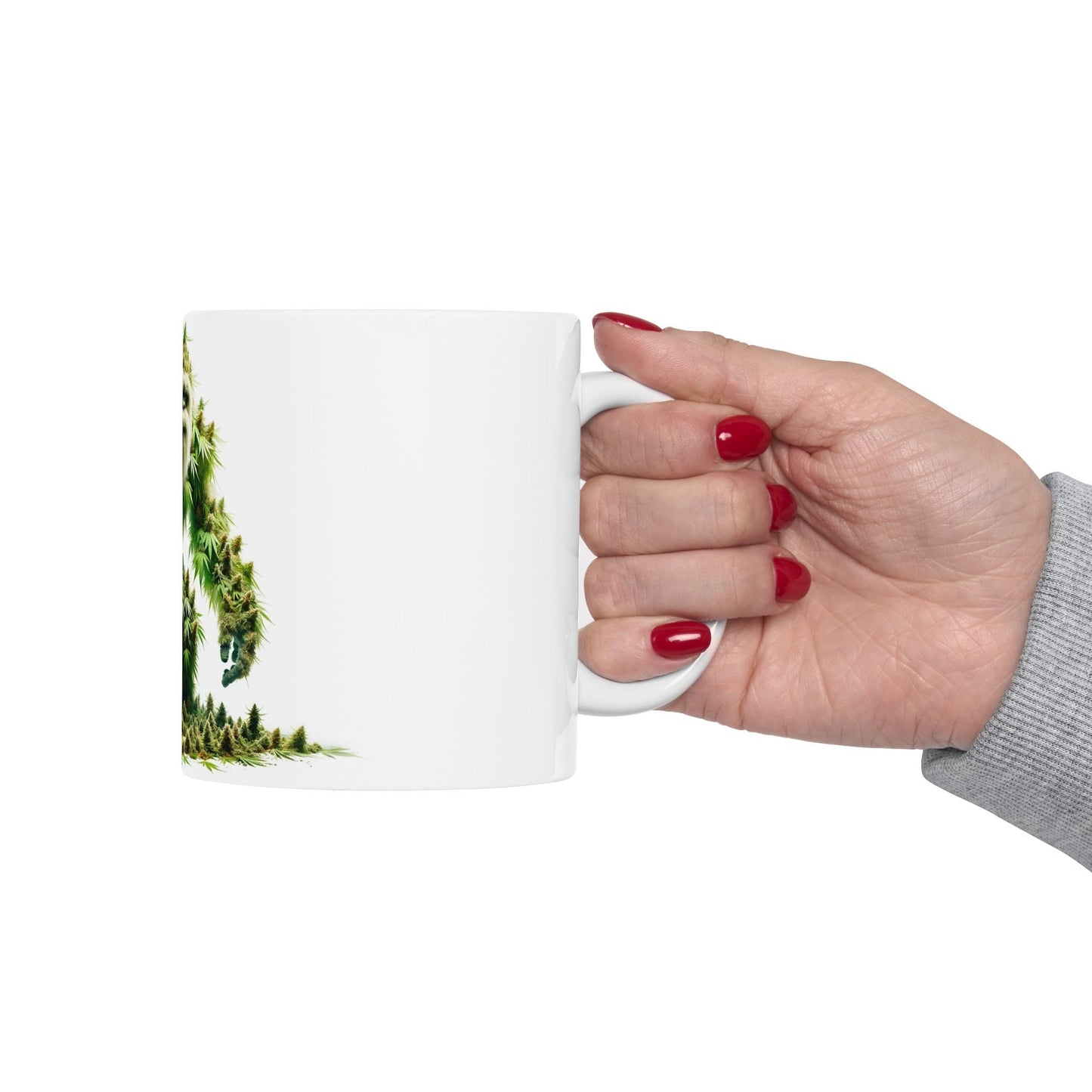 WEED YETI - Marijuana Themed Coffee Mugs - Perfect Gift for Smokers, Stoners, Growers; Animal Lovers - Weed Mug for Wake and Bake
