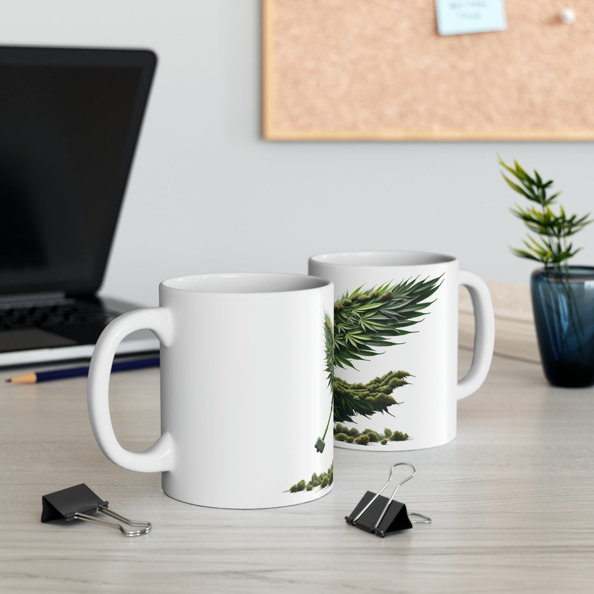 VALKYRIE - WEED Themed Coffee Mugs - Perfect Gift for Smokers, Stoners, Growers; Animal Lovers - Marijuana Mug for Wake and Bake