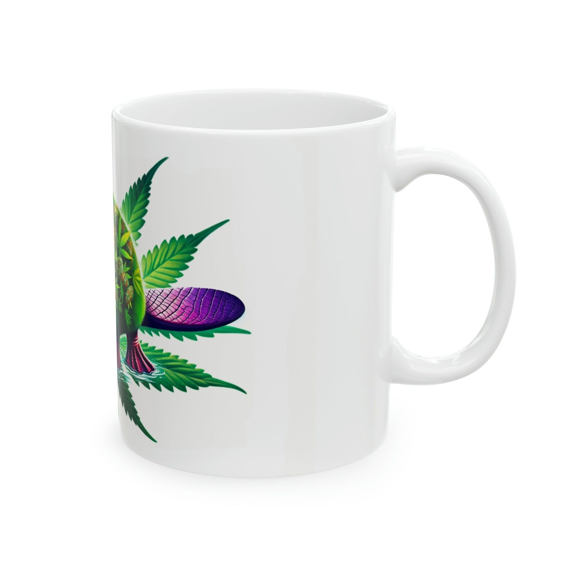 WEED PLATYPUS - Marijuana Themed Coffee Mugs - Perfect Gift for Smokers, Stoners, Growers; Animal Lovers - Weed Mug for Wake and Bake