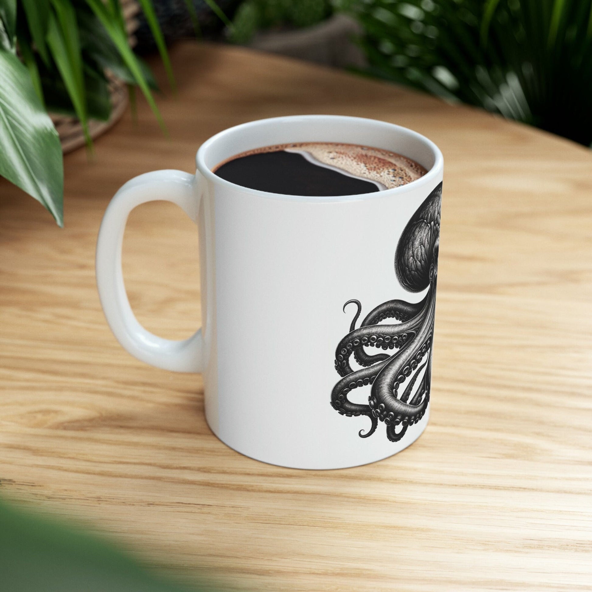 OCTOPUS - WEED Themed Coffee Mugs - Perfect Gift for Smokers, Stoners, Growers; Animal Lovers - Marijuana Mug for Wake and Bake